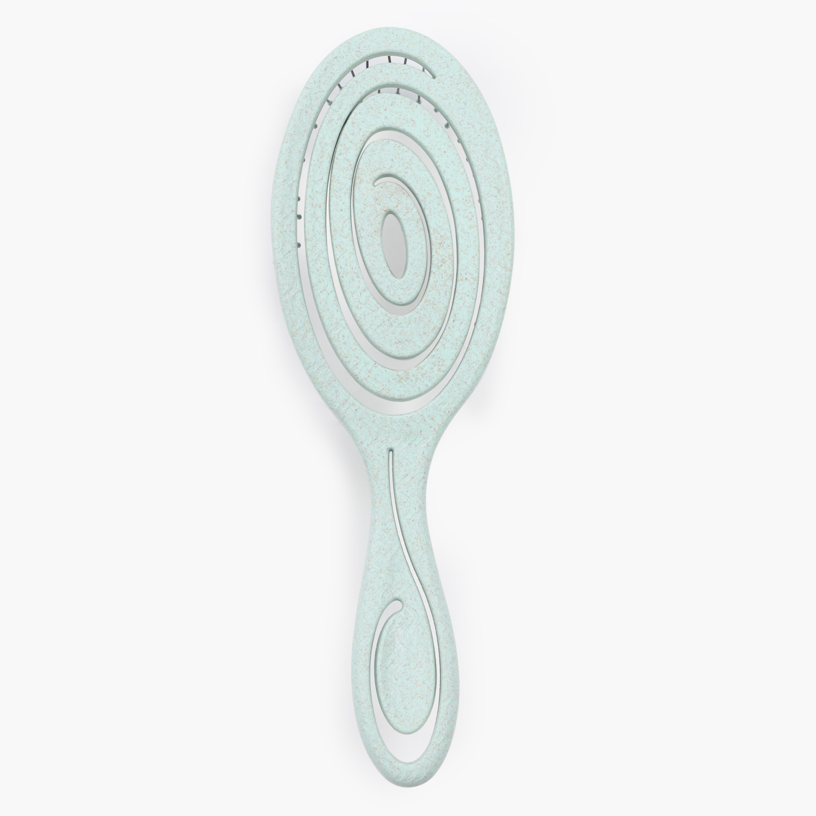 Hair massage comb, 22 cm, vegetable fiber / plastic, green-blue, Zipo изображение № 2