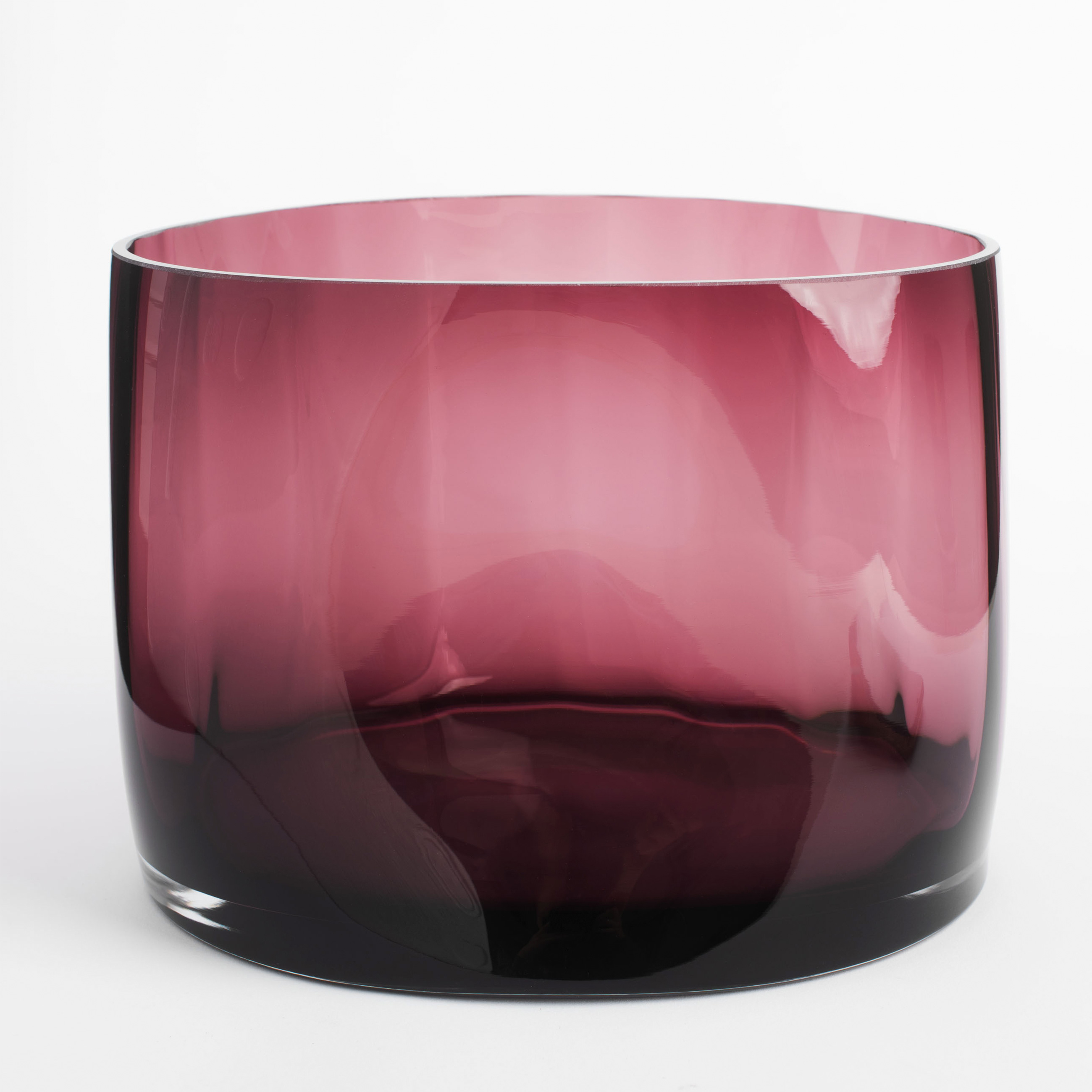 Flower vase, 15 cm, decorative, glass, dark purple, Brinicle изображение № 4