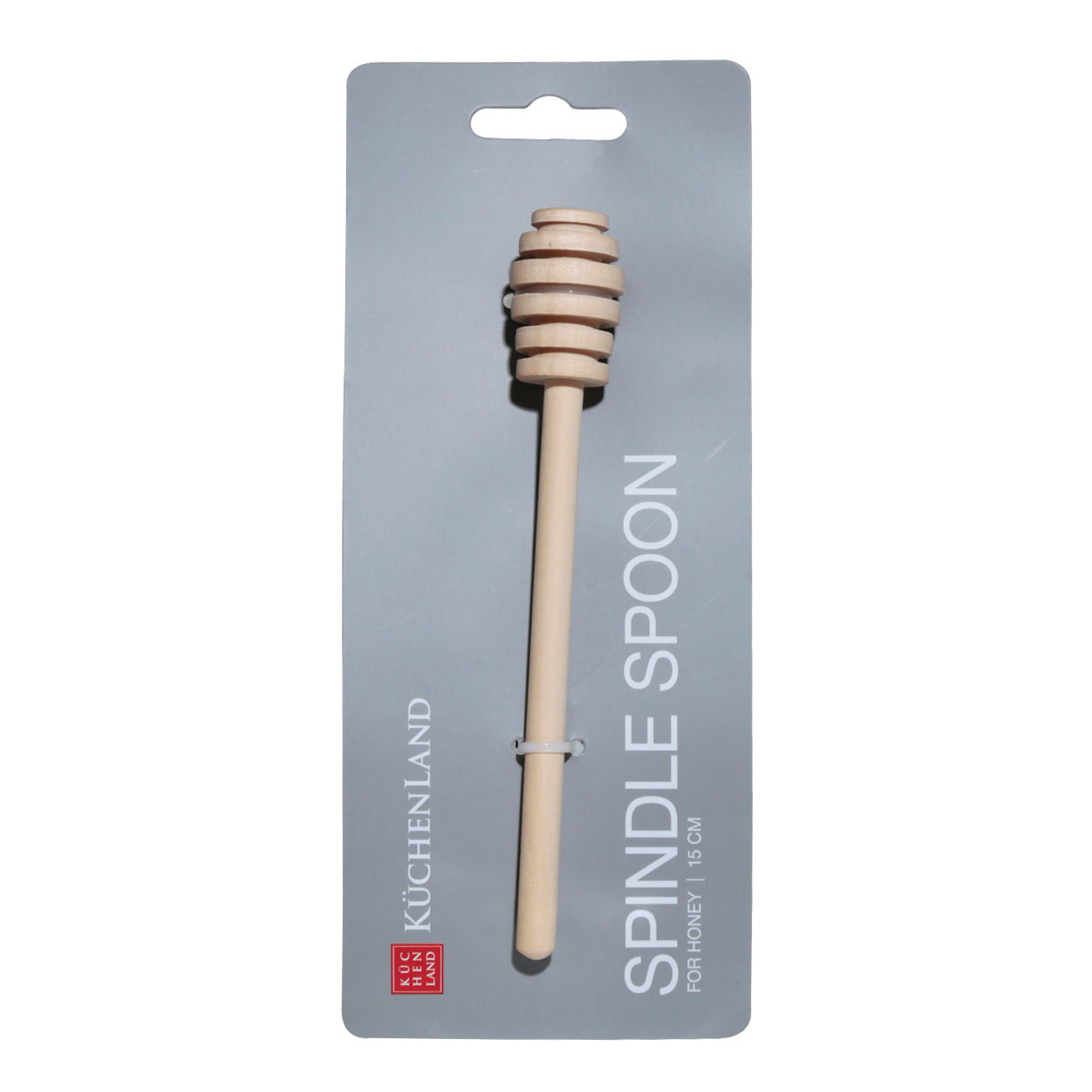 Spoon-spindle for honey, 15 cm, wood, Honey изображение № 2