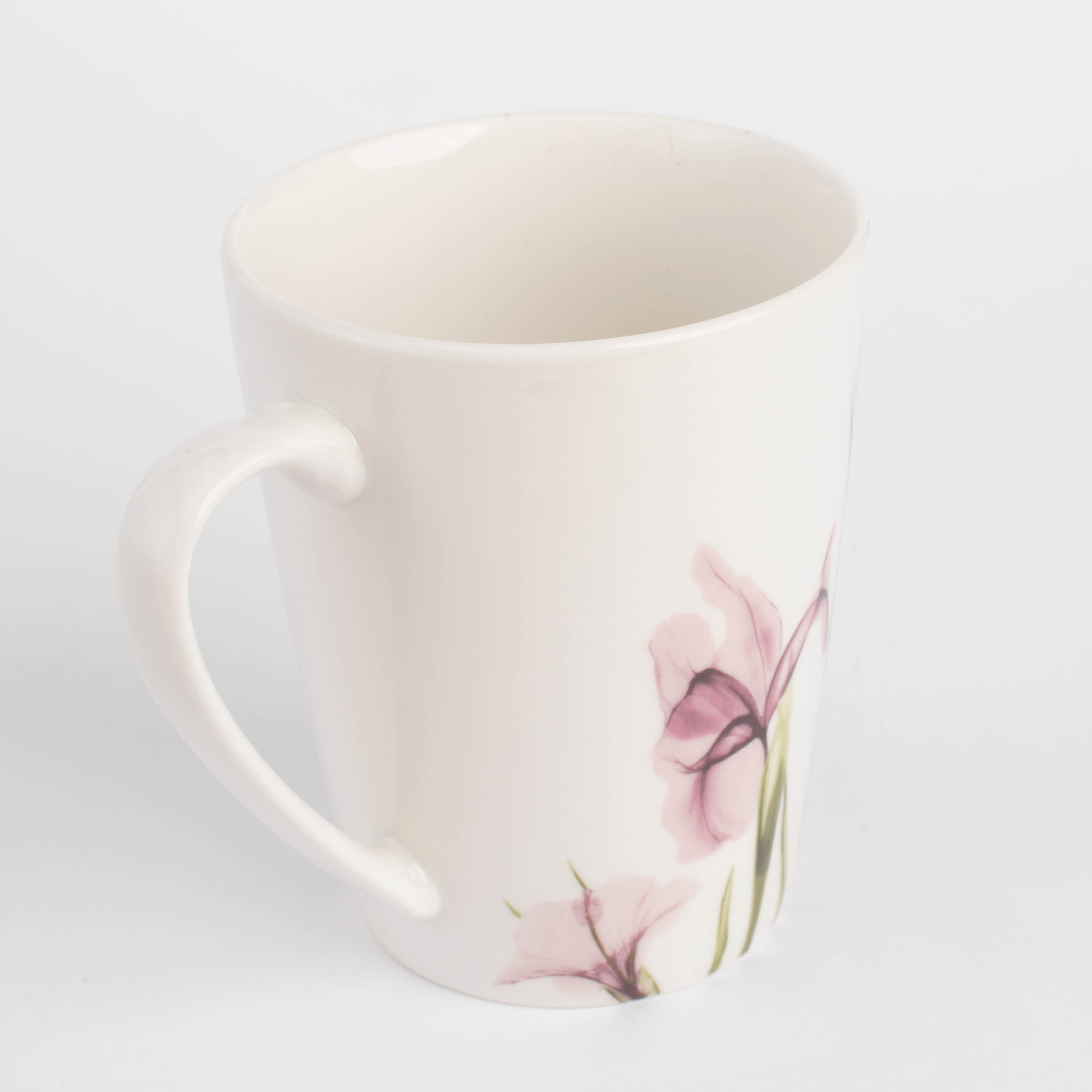 Mug, 420 ml, porcelain N, white, Pastel flowers изображение № 2
