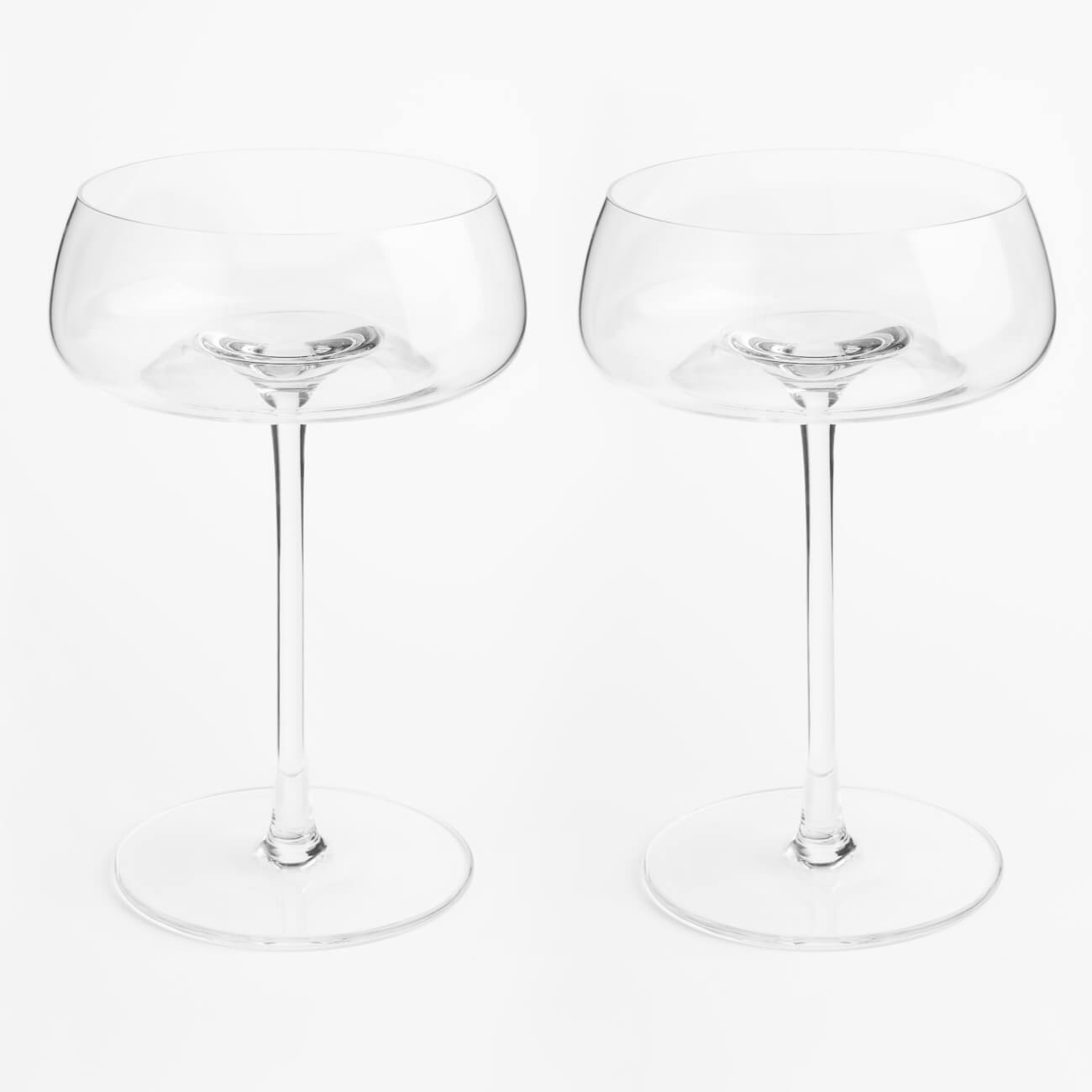 Champagne creamer glass, 270 ml, 2 pcs, glass, Sorento изображение № 1