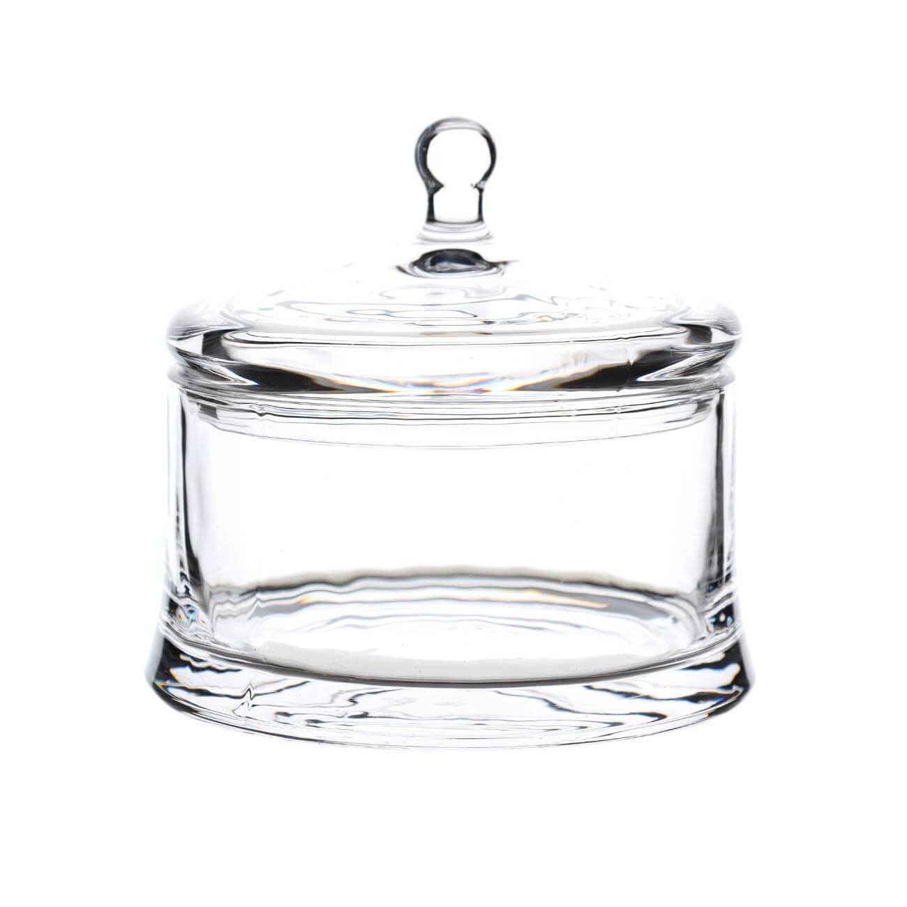 Candy bowl, 11x10 cm, 270 ml, with lid, Glass, Clear изображение № 1