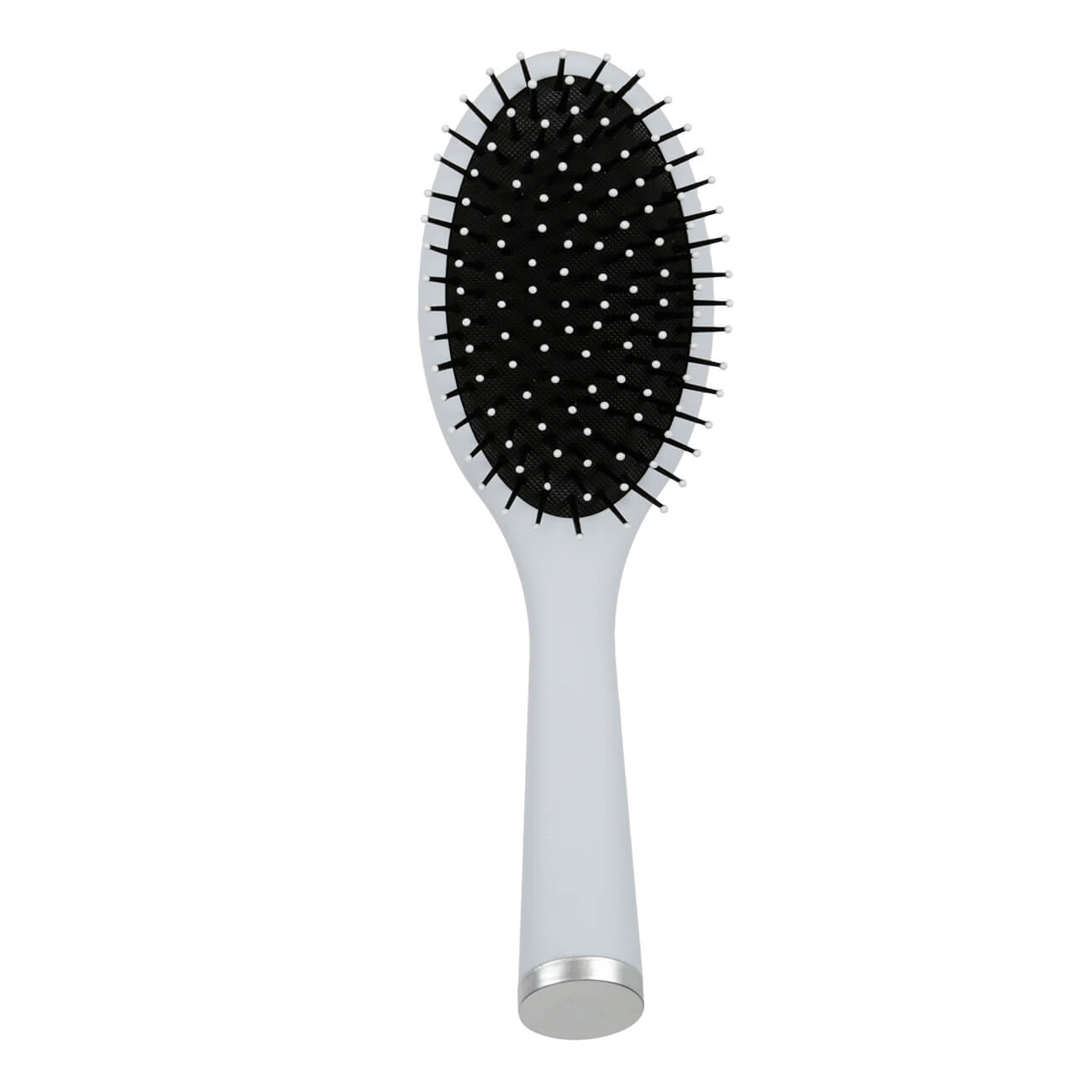 Hair massage comb, 23 cm, plastic, white, B&W изображение № 1