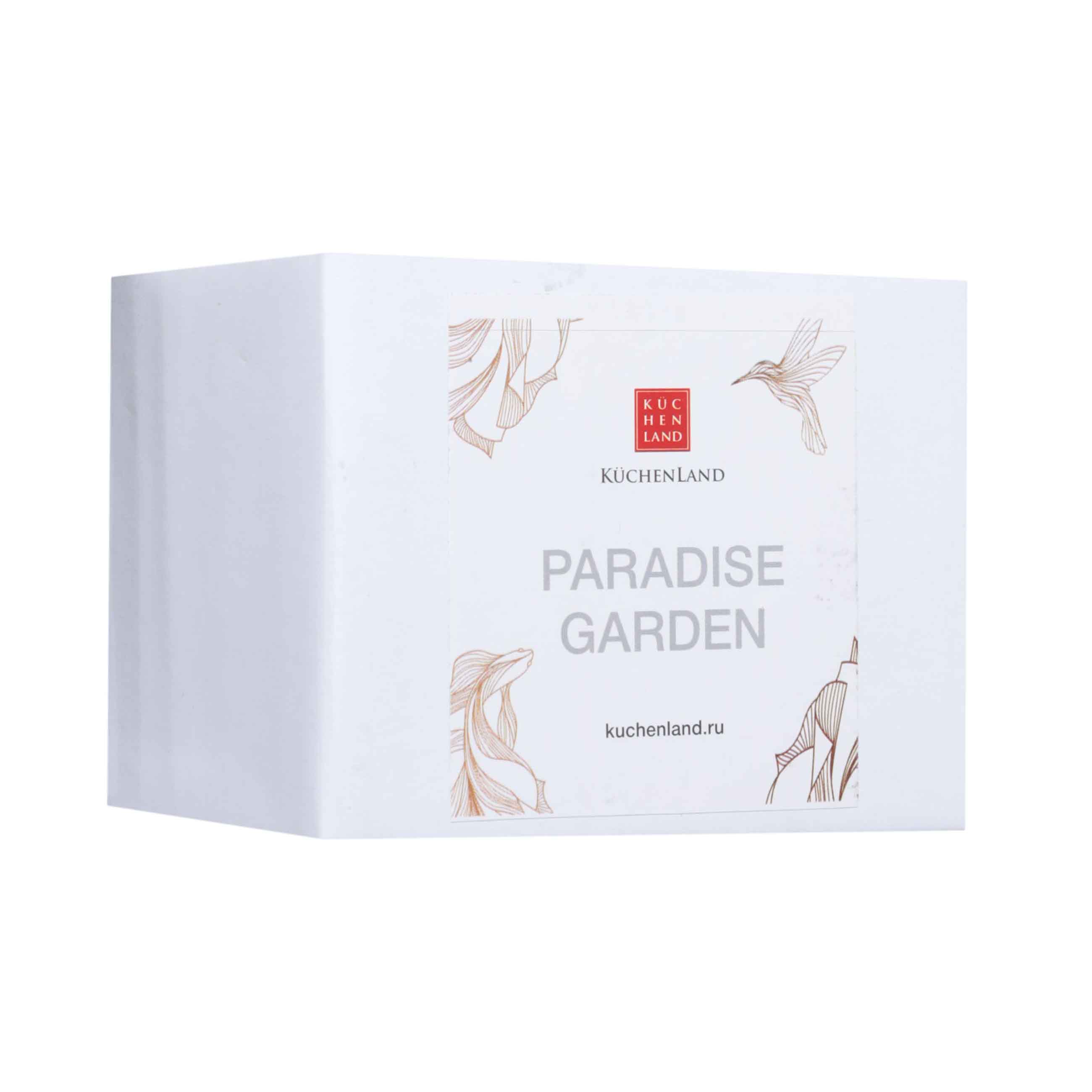 Salt or pepper container, 6 cm, porcelain P, milky gold, Birds, Paradise garden изображение № 5