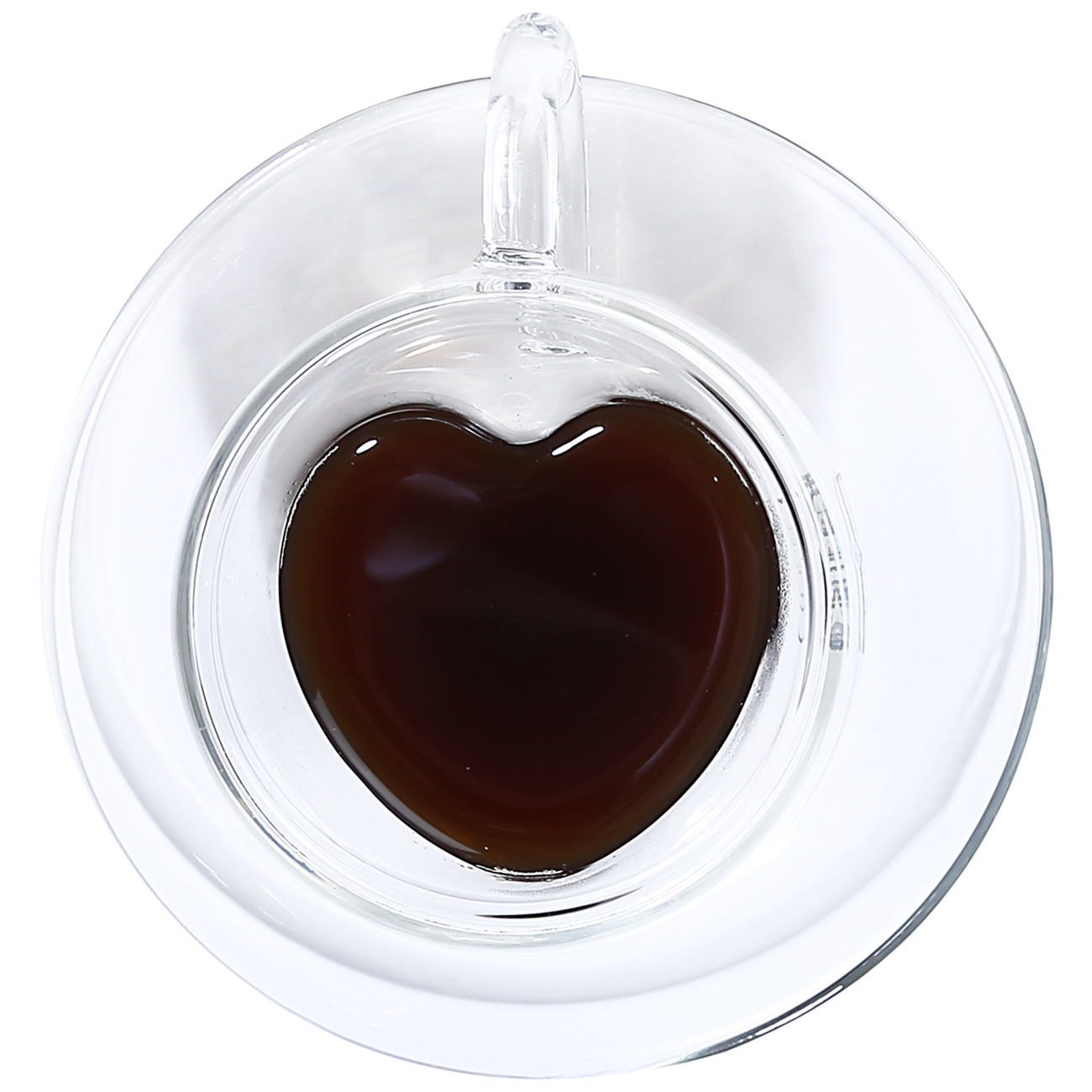 Coffee pair, 2 pers, 4 pr, 80 ml, glass B, Heart, Air shape изображение № 2