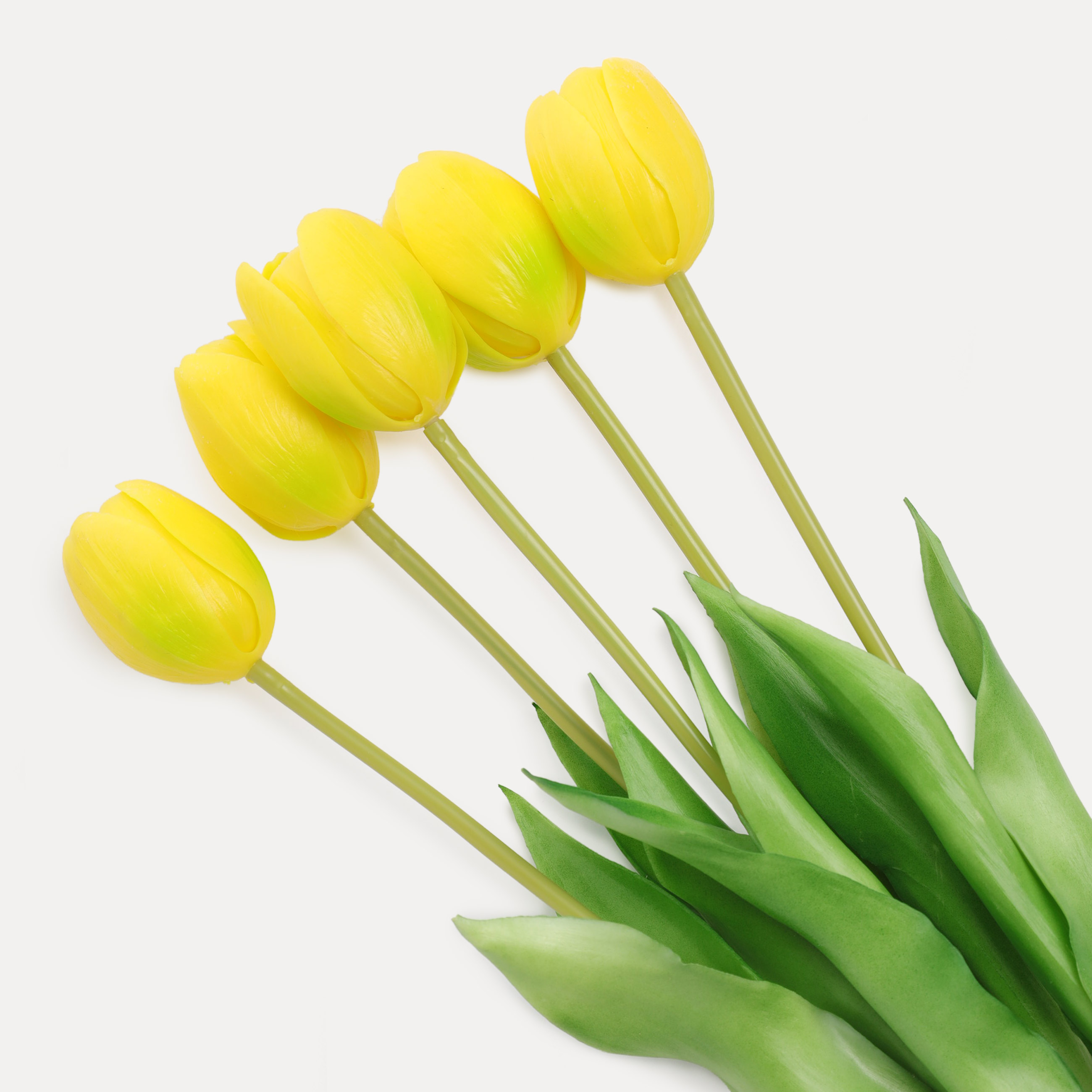 Artificial bouquet, 44 cm, TEP, yellow, Tulips, Tulip garden изображение № 2