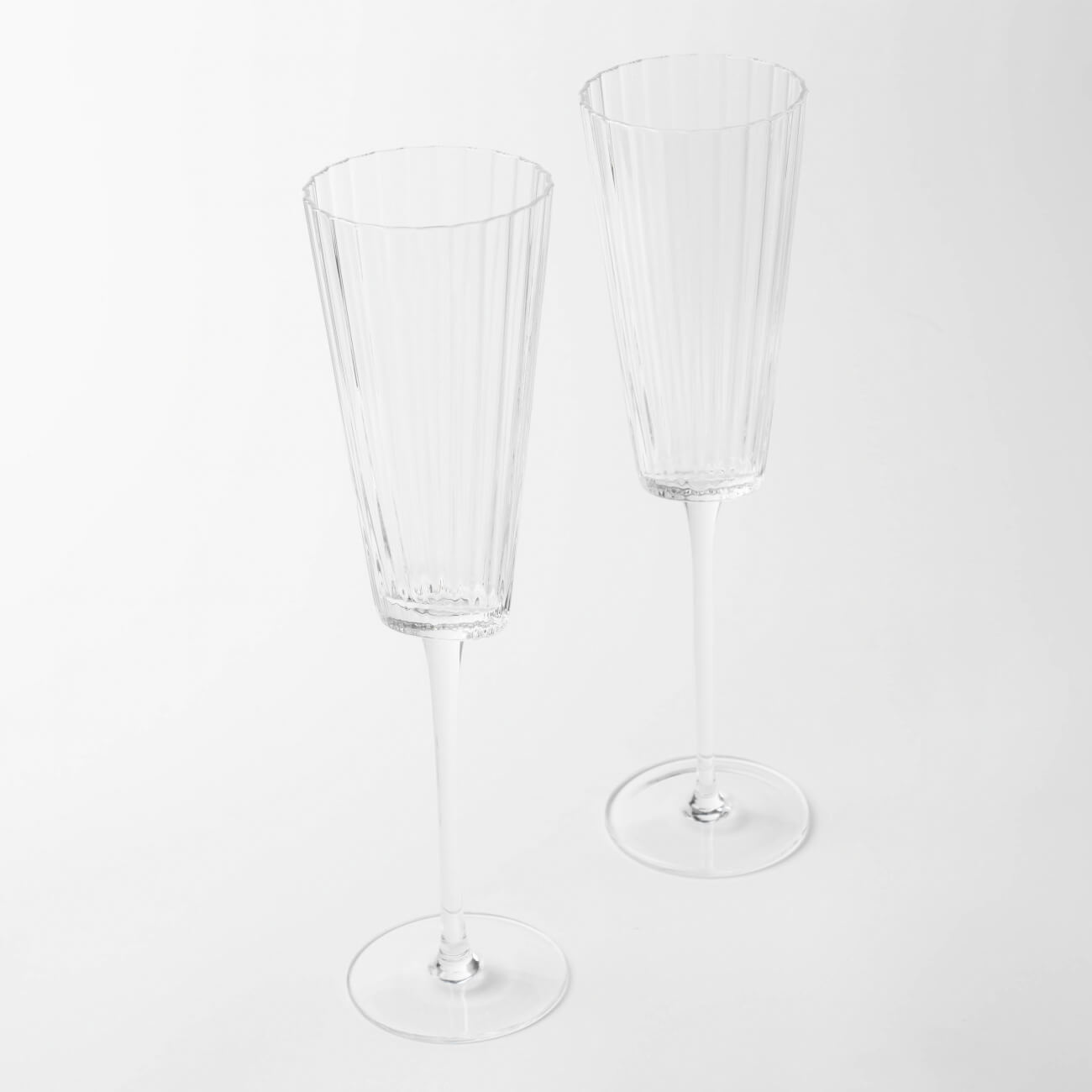 Champagne glass, 230 ml, 2 pcs, glass, Palagoni изображение № 2