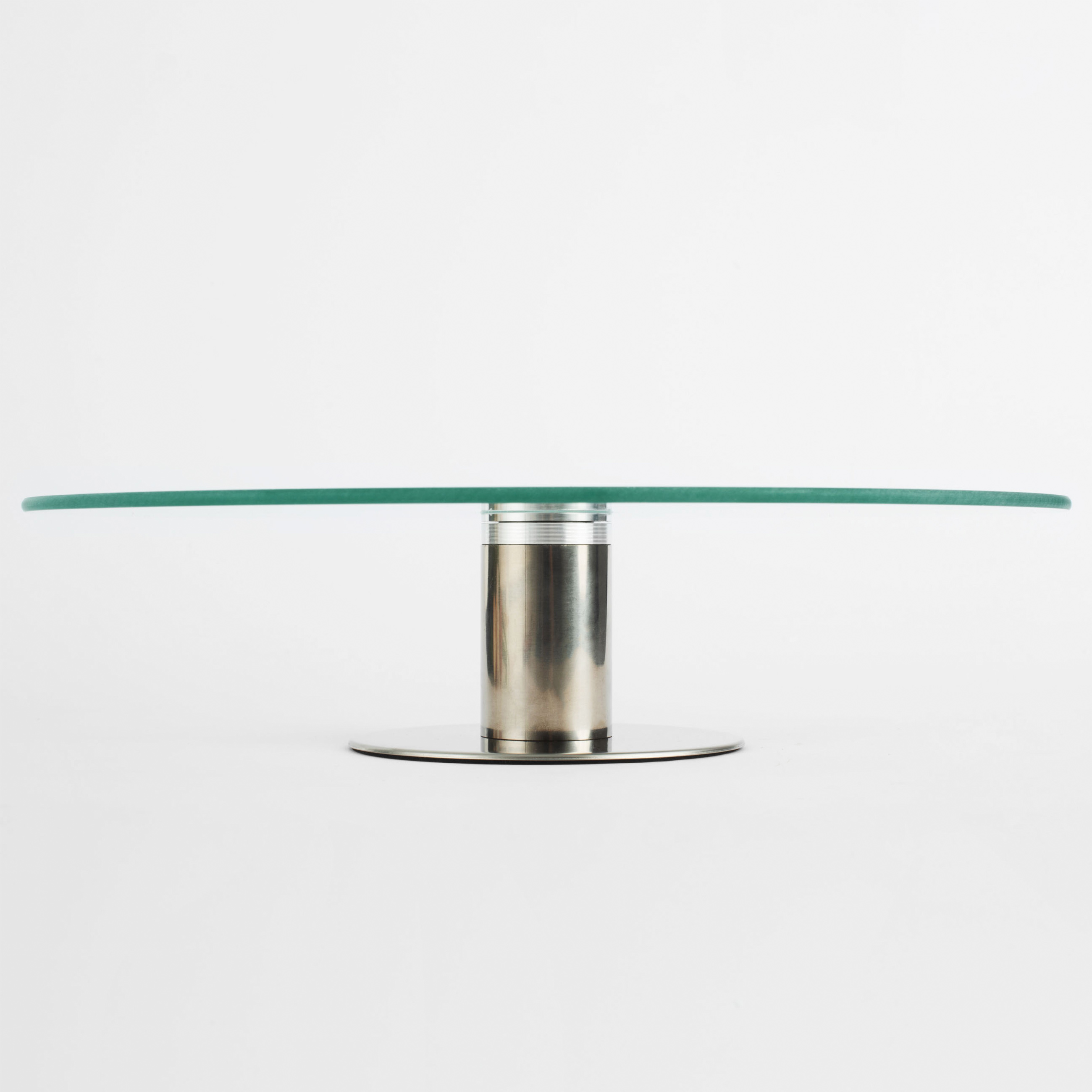 Dish on a leg, 30x7 cm, glass / steel, Classic изображение № 4