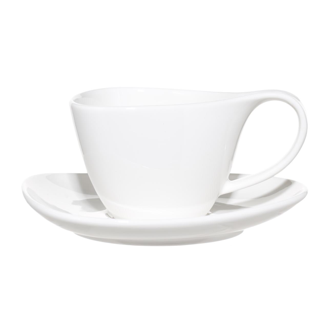 Tea pair, 1 Persian, 2 pr, 180 ml, porcelain P, white, Synergy изображение № 2