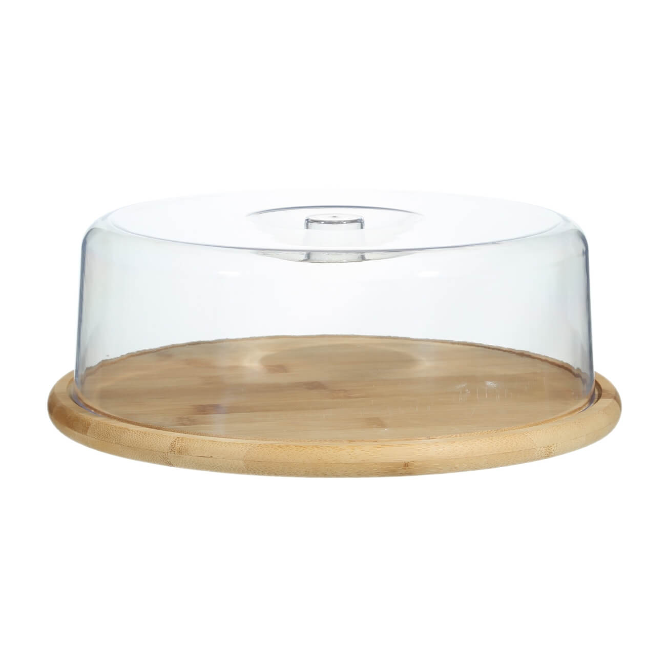 Dish with lid, 28x10 cm, bamboo / plastic, round, Crepe изображение № 1