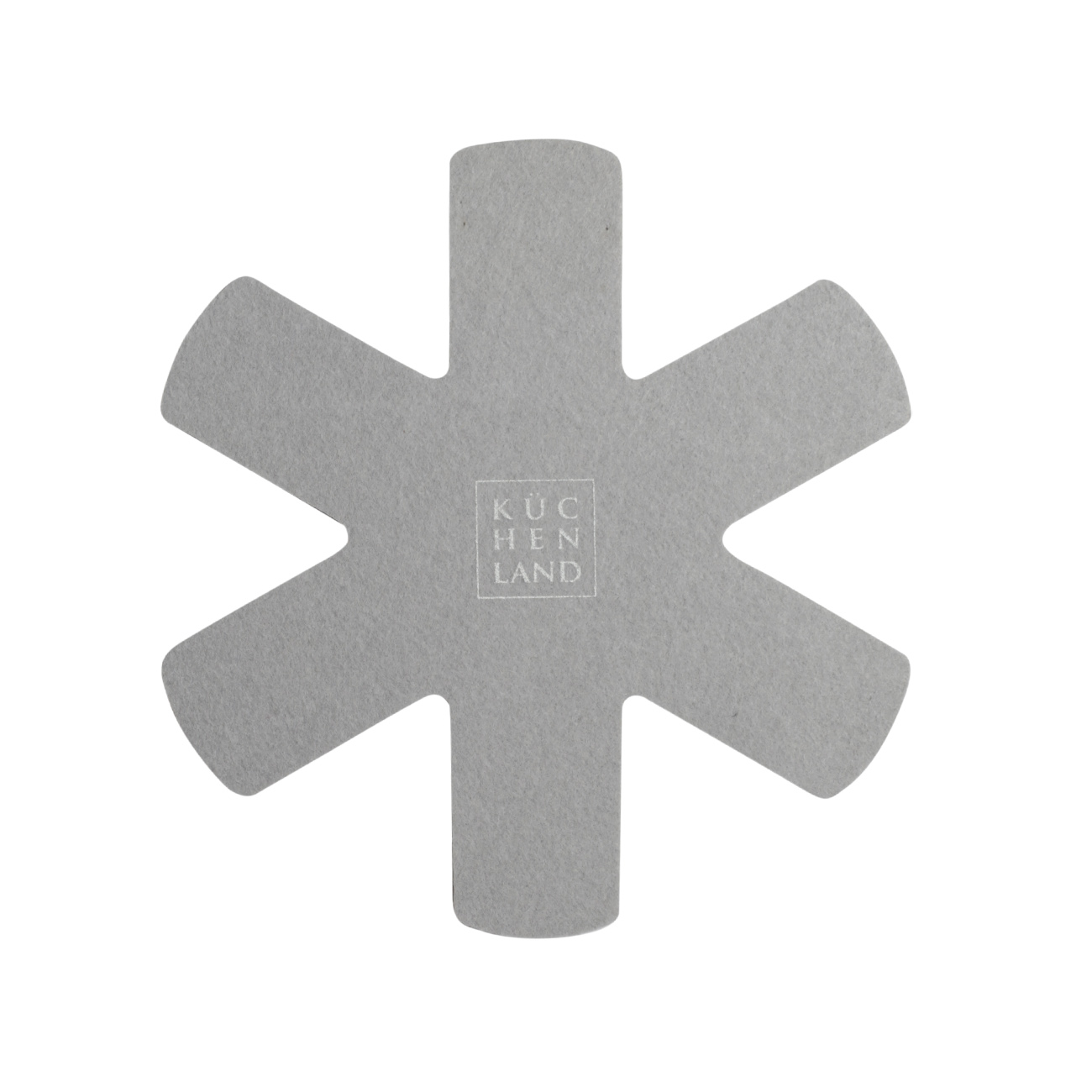 Set of pan protectors, 3 pcs, 38/34/27 cm, felt, gray / beige, Assist изображение № 4