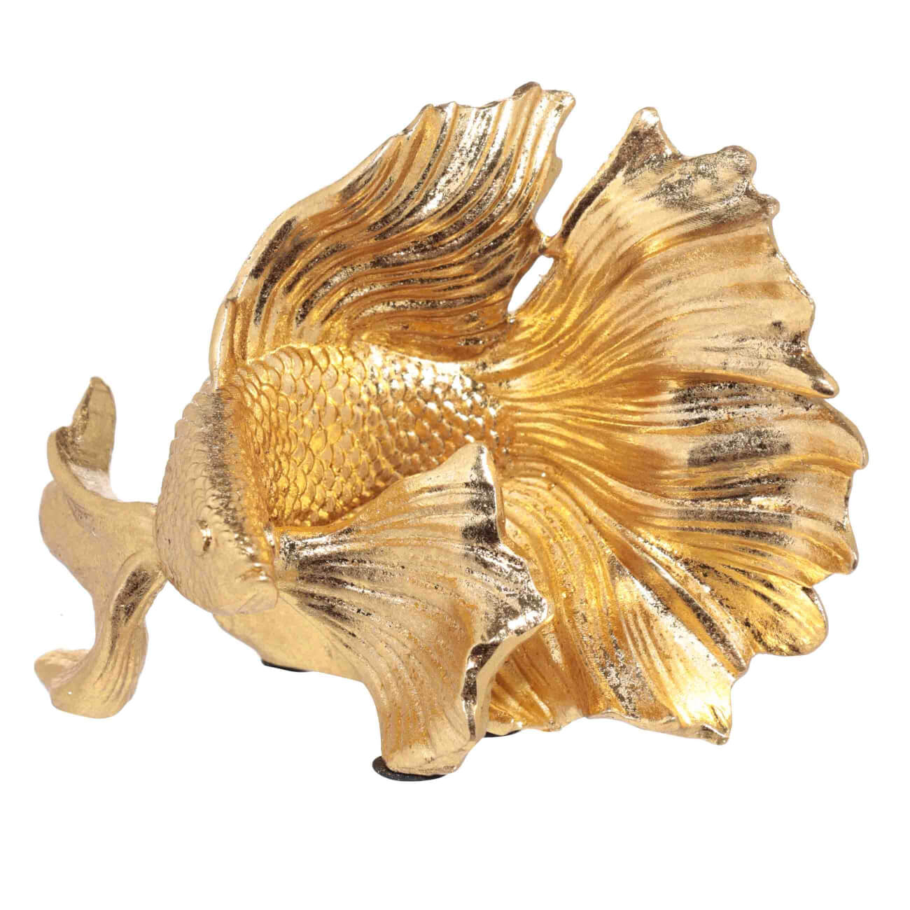 Statuette, 10 cm, polyresin, golden, Fish, Goldfish изображение № 1