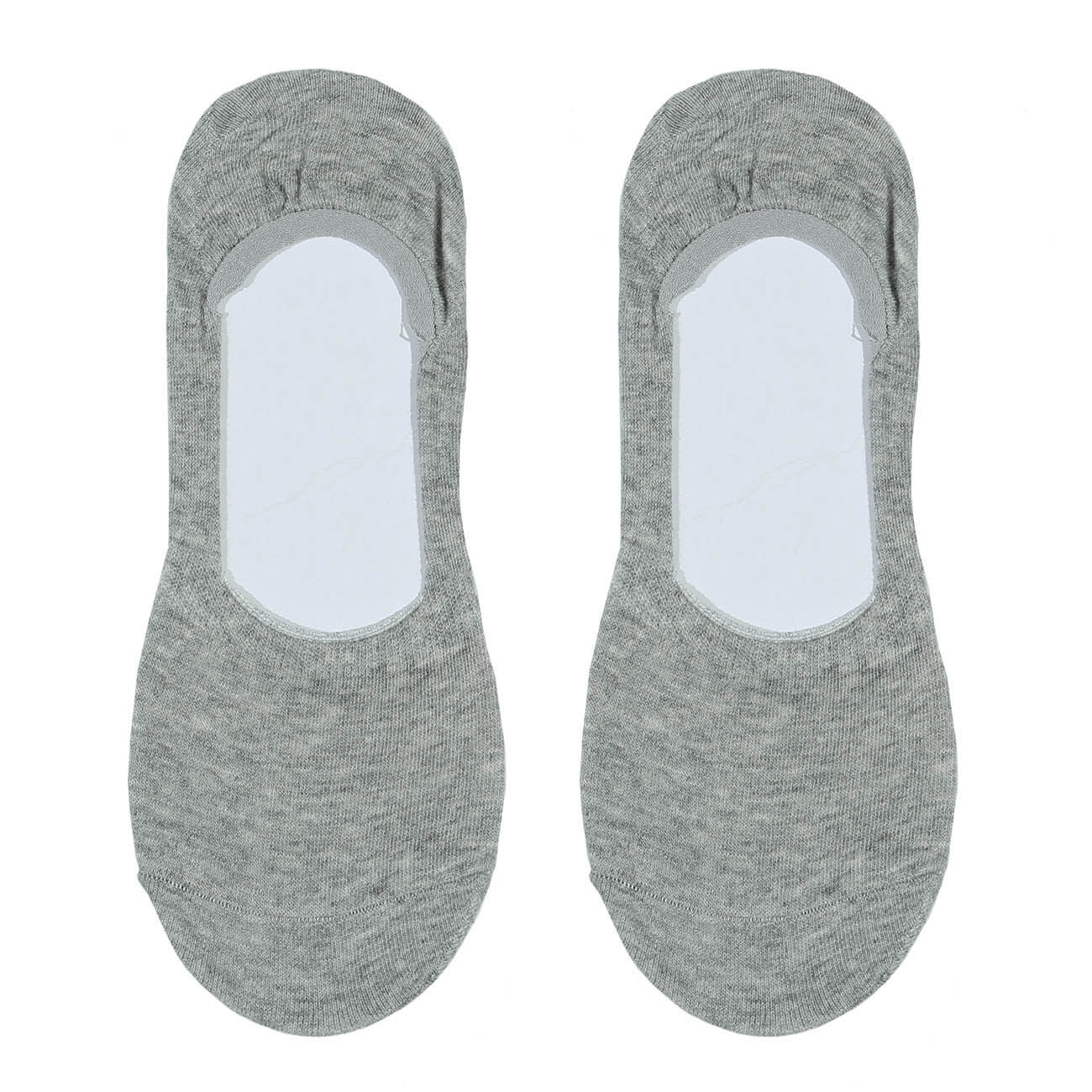 Women's track socks, Size 36-38, cotton / polyester, grey, Basic изображение № 1