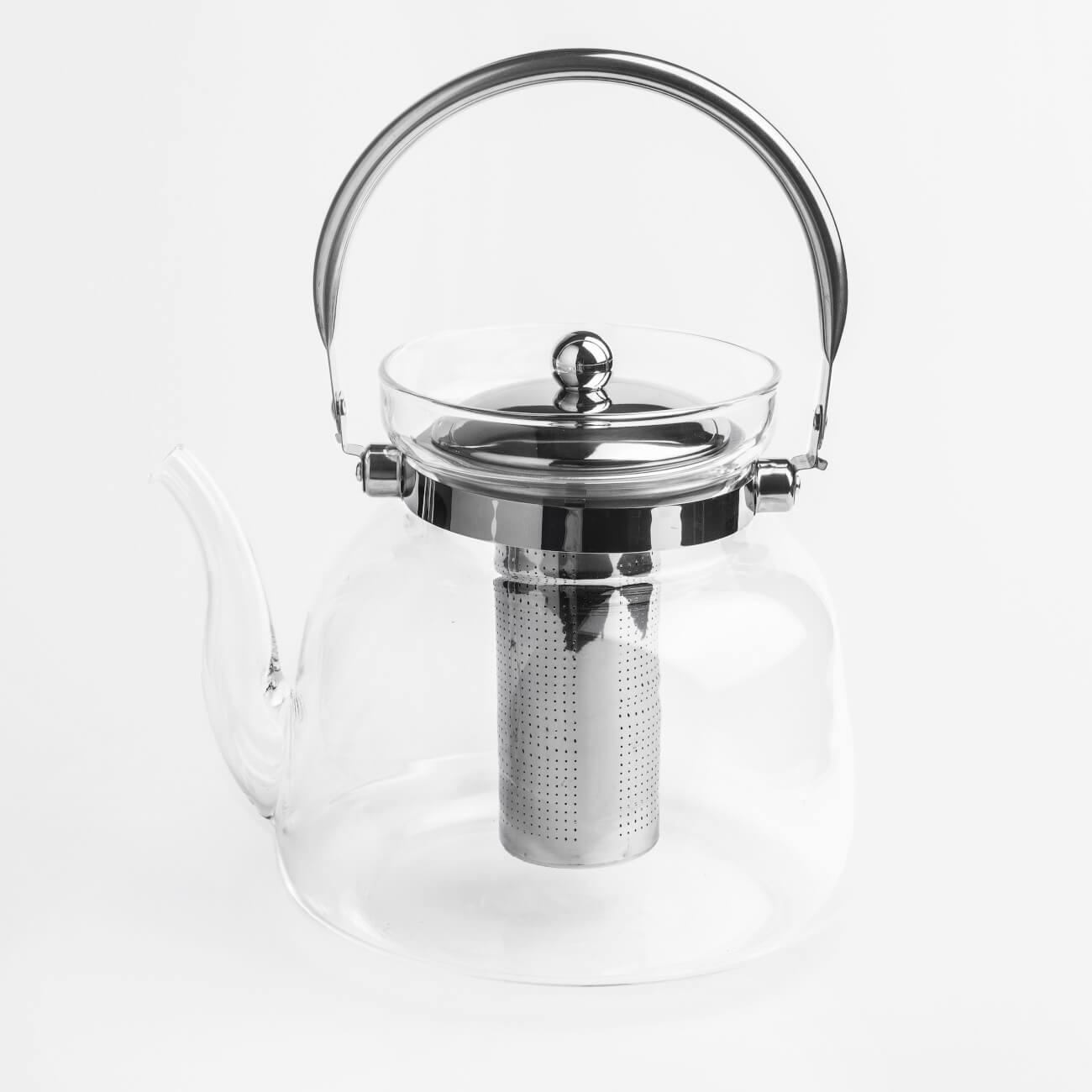 Teapot, 2.8 l, with brew screen, Used glass, Classic изображение № 1