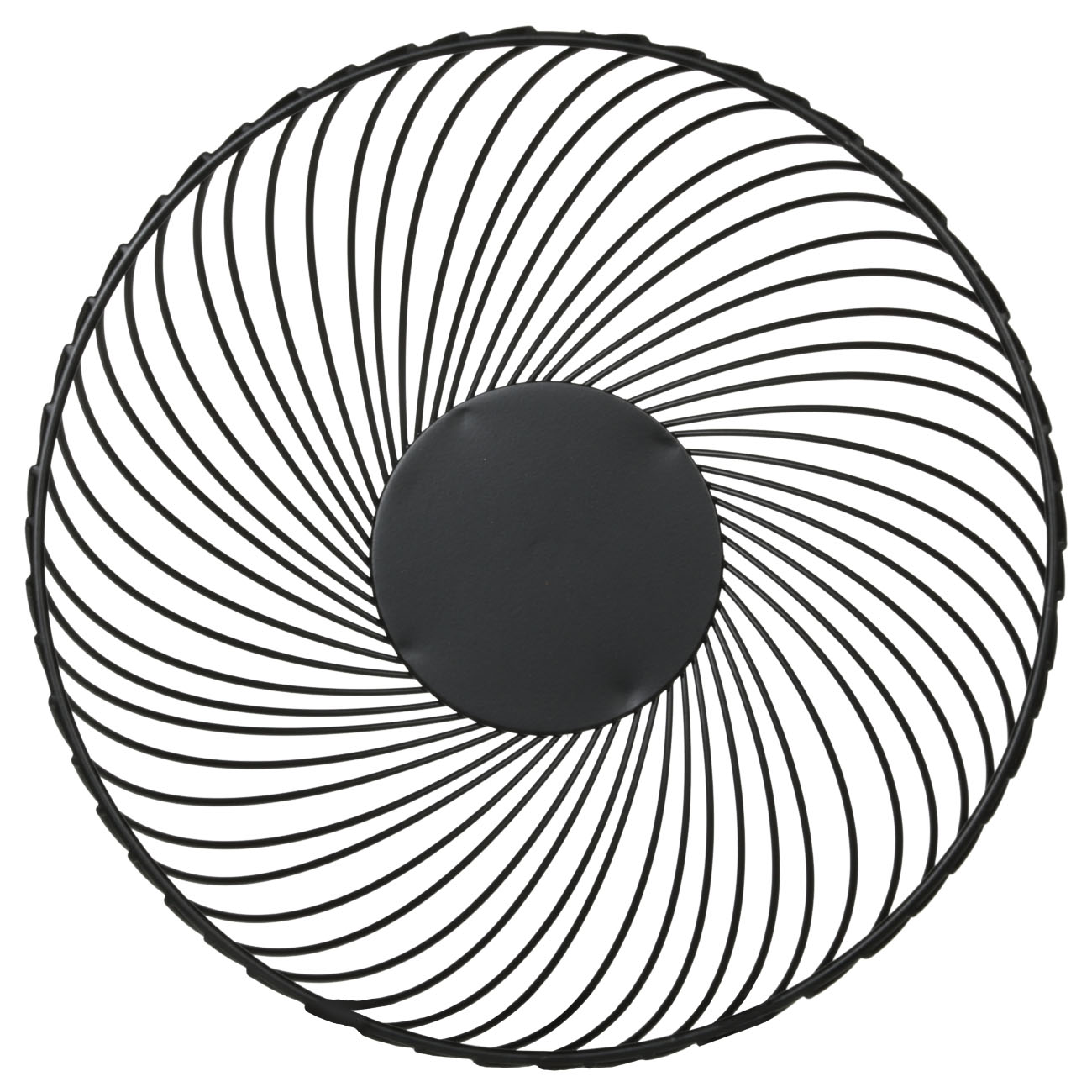 Fruit basket, 26 cm, metal, black, Twist black изображение № 2