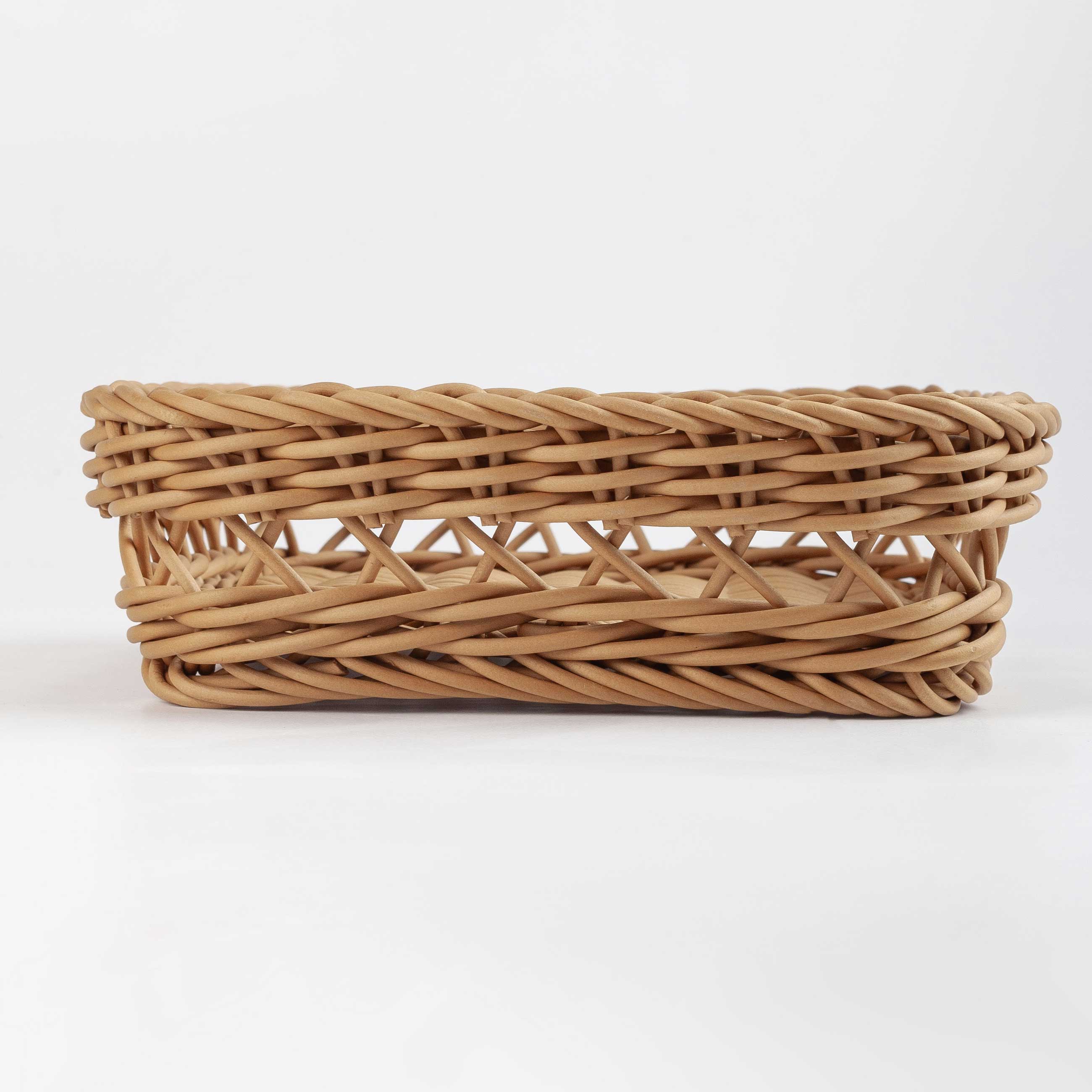 Napkin basket, 20x20 cm, rattan, square, brown, Twig изображение № 2