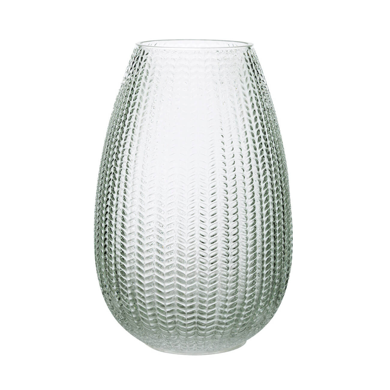 Flower vase, 26 cm, glass, light green, Fantasy изображение № 1