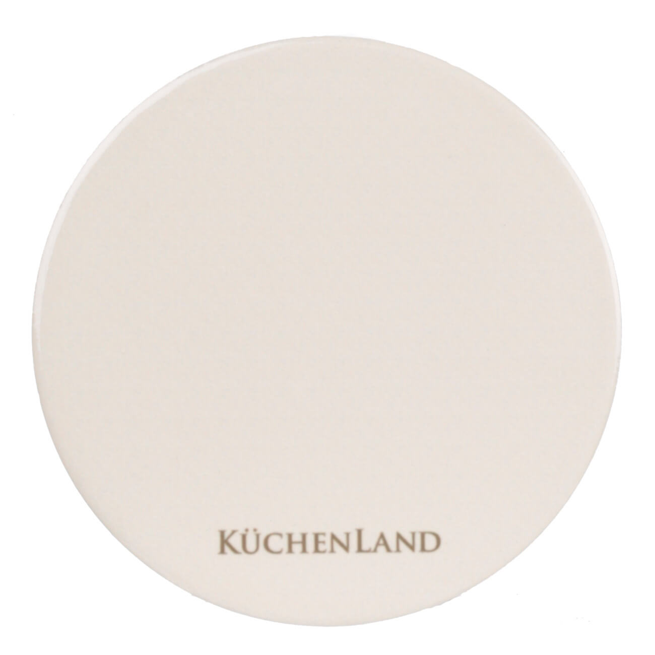 Mug stand, 11 cm, ceramic / cork, round, beige, Minimalist изображение № 1