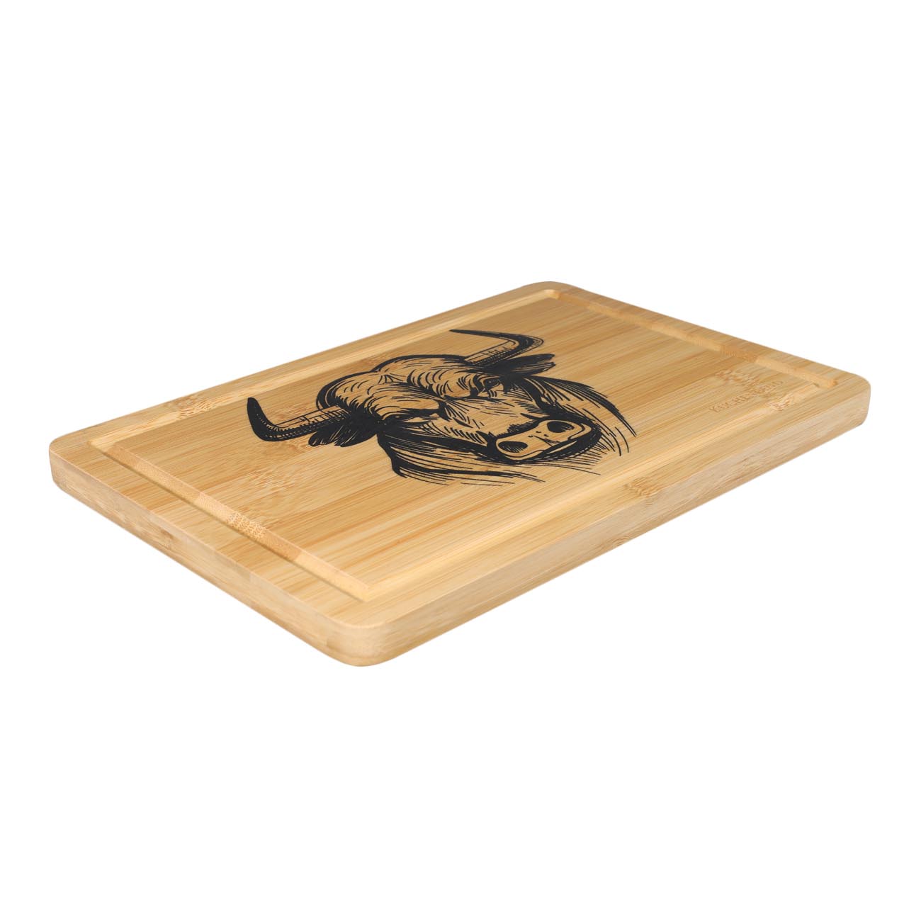 Cutting board, 30x22 cm, bamboo, rectangular, Bull, BBQ изображение № 2