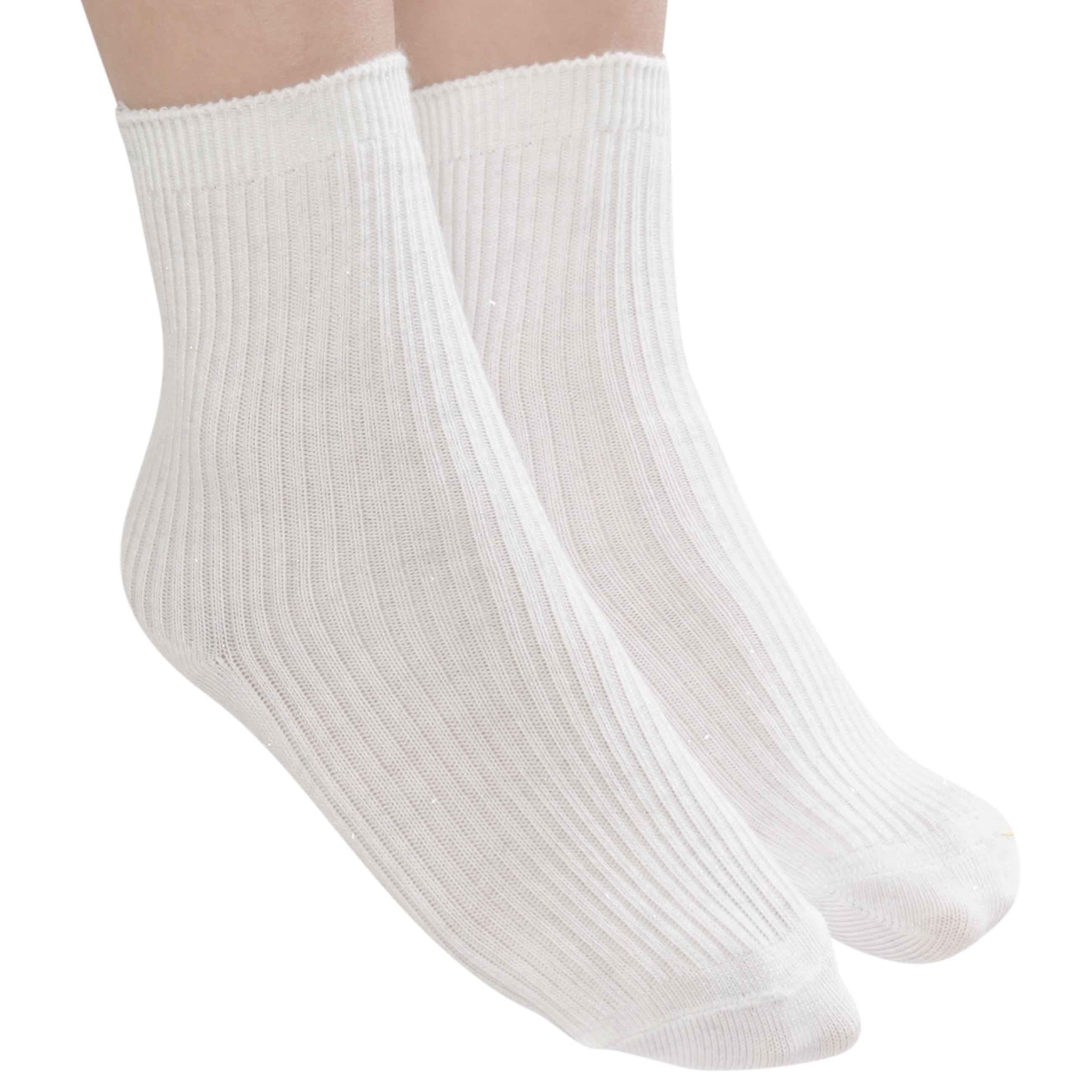 Children's socks, p. 23-26, cotton / polyester, white, Rubchik изображение № 3