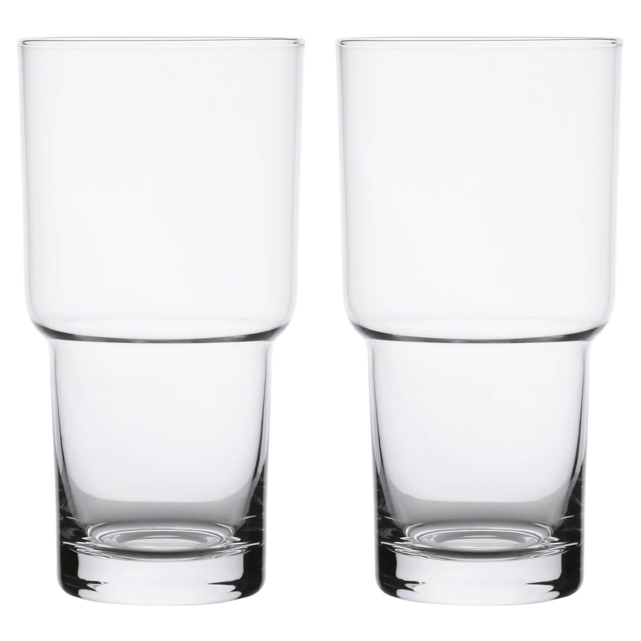 Beer glass, 500 ml, 2 pcs, Glass, Clear изображение № 1
