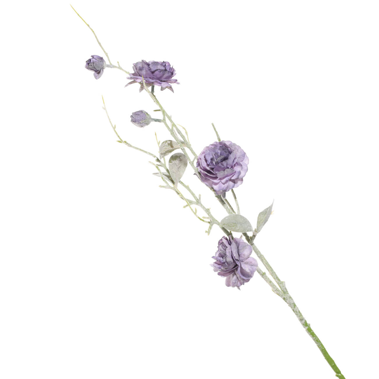 Decorative branch, 76 cm, plastic / polyester, Purple flowers, Flower garden изображение № 1