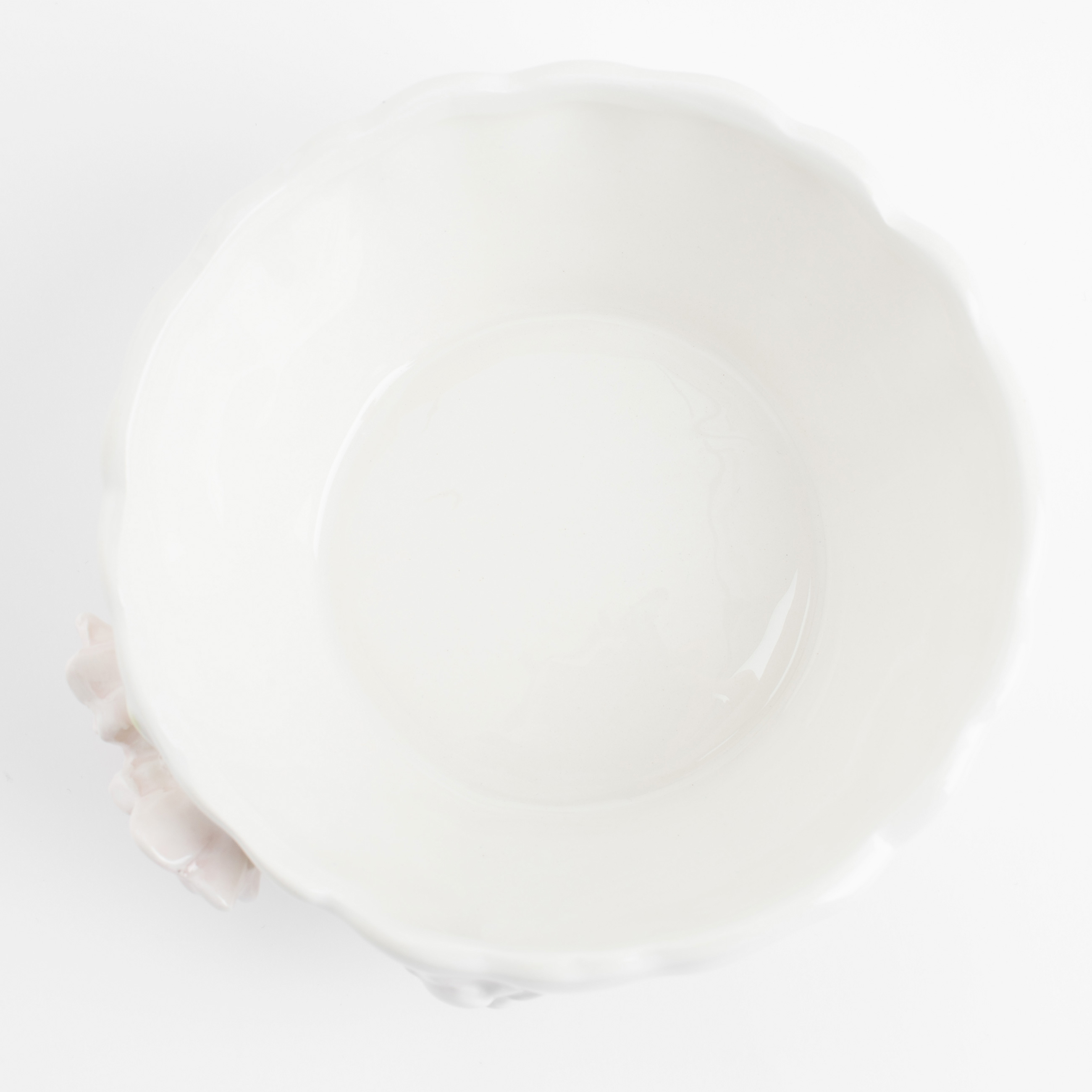 Salad bowl, 15x6 cm, ceramic, milk, Magnolia flowers, Magnolia изображение № 4
