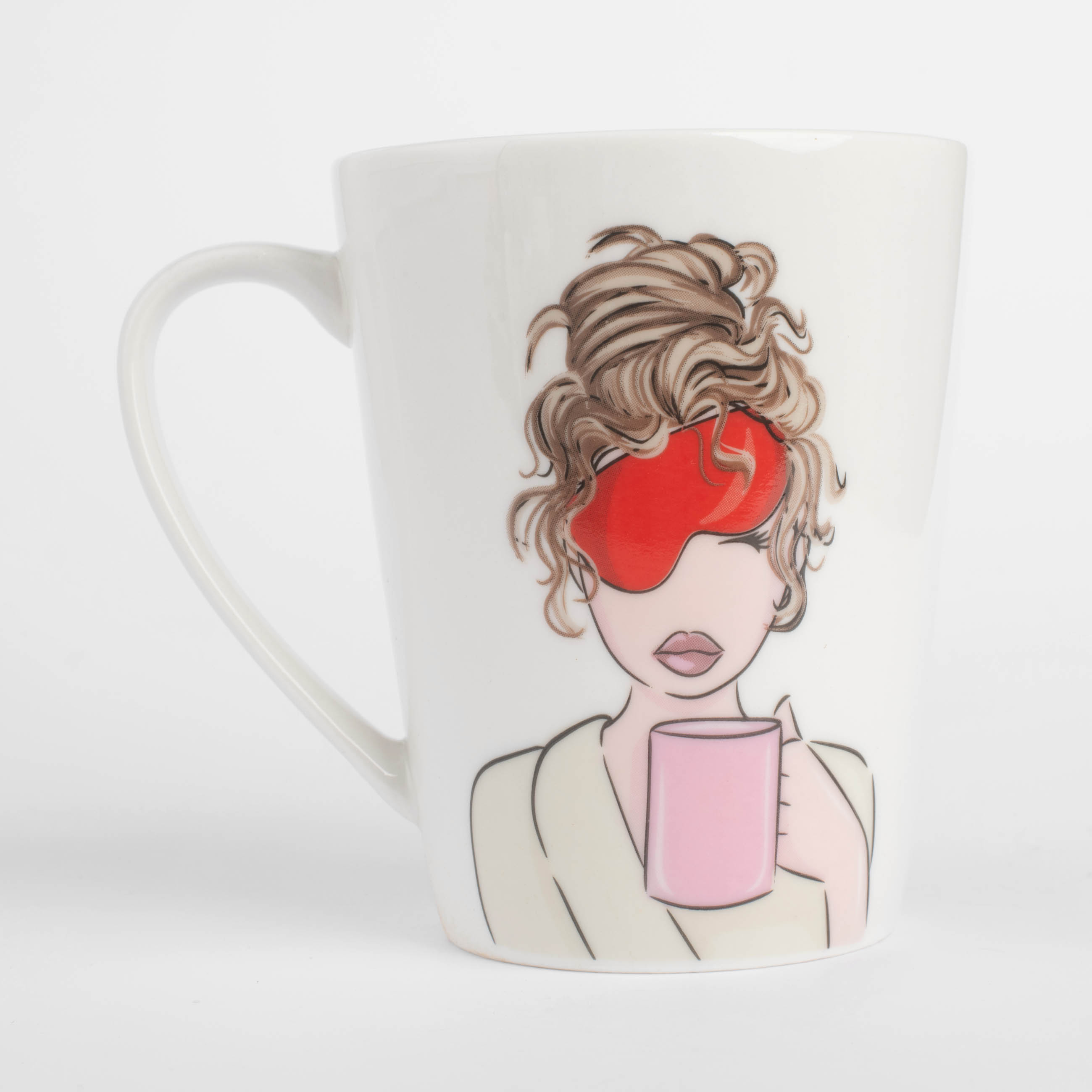 Mug, 420 ml, porcelain N, white, Morning girls, Girls изображение № 2