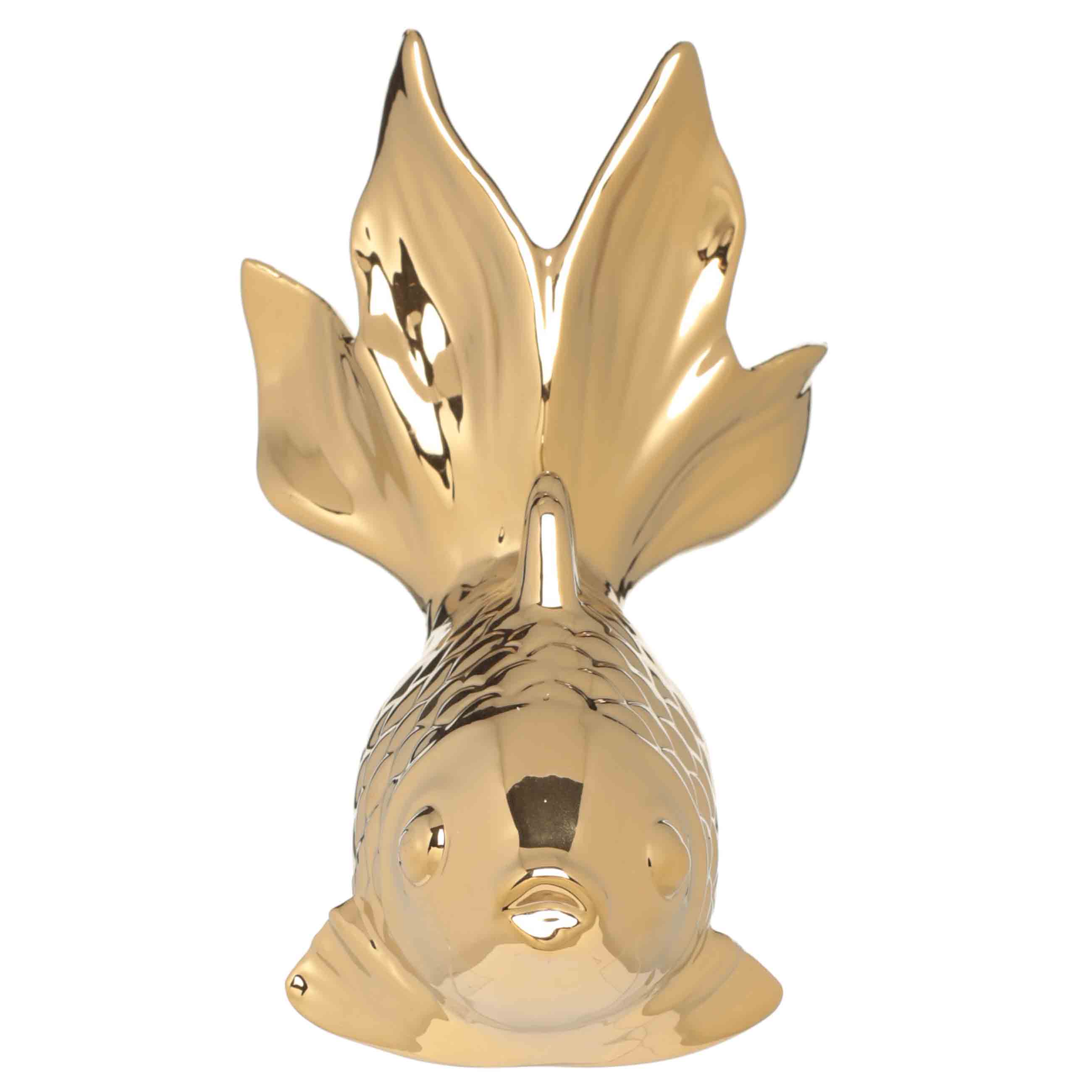 Figurine, 15 cm, porcelain P, golden, Fish, Goldfish изображение № 3