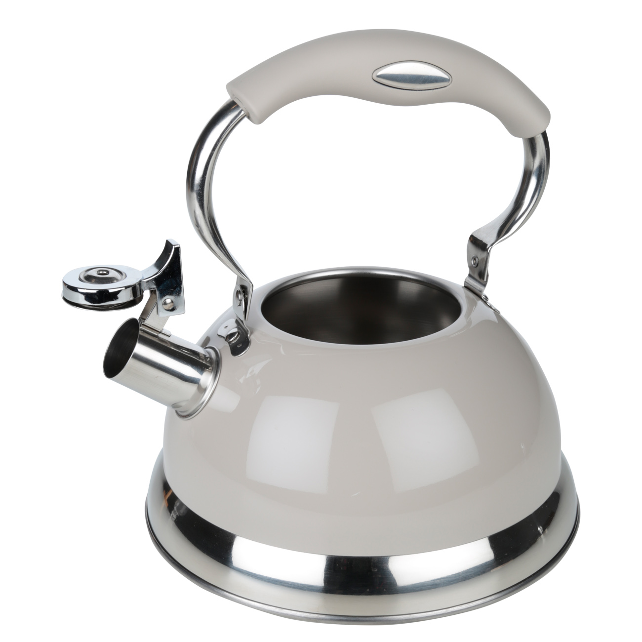 Teapot, 2.7 L, with whistle, steel, grey, Whistle изображение № 2