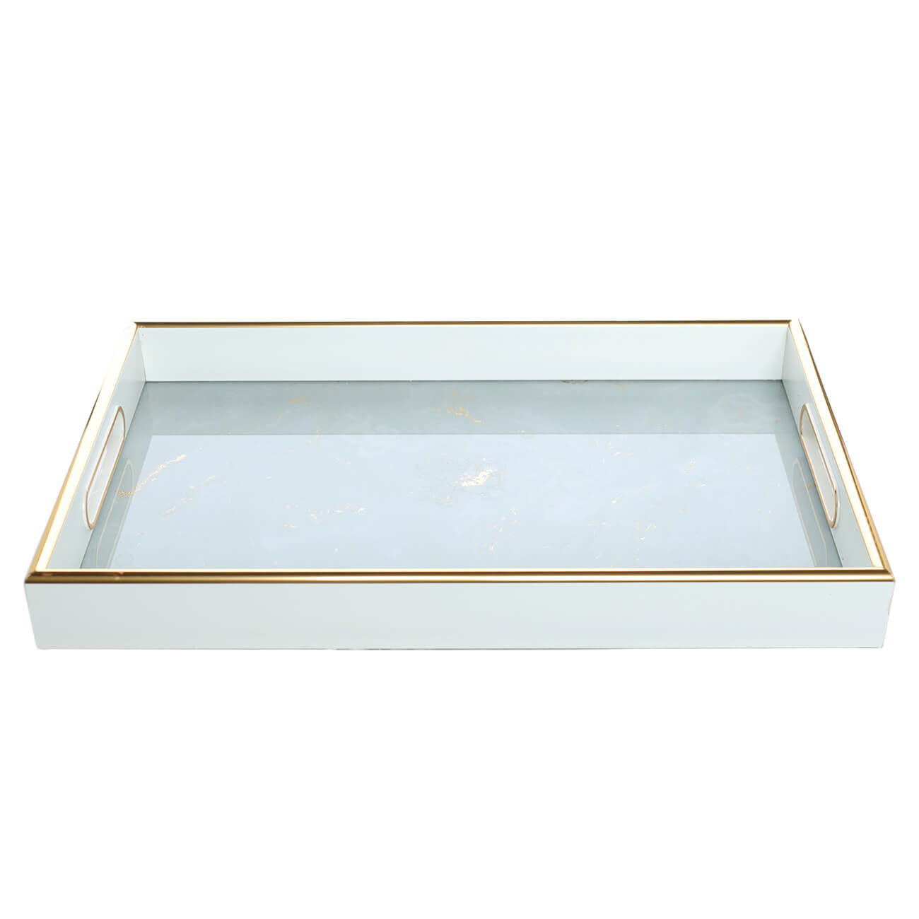 Tray, 25x40 cm, plastic / glass, rectangular, Marble, Maniera изображение № 1