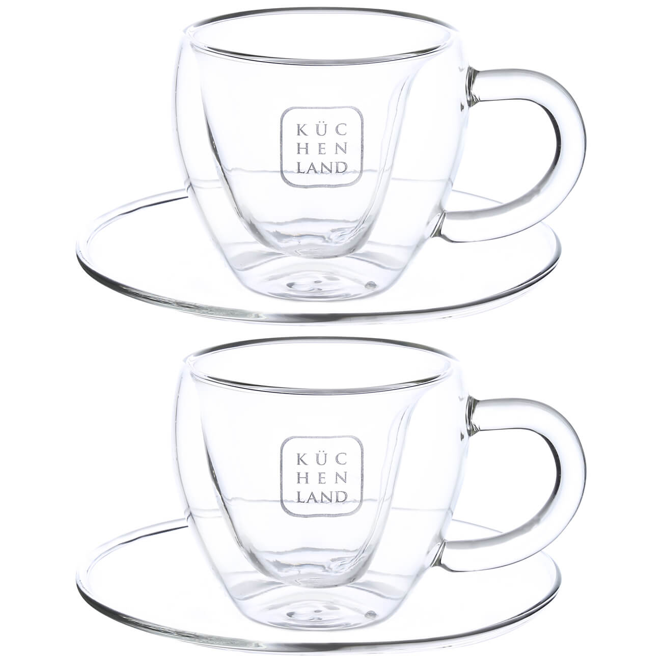 Coffee pair, 2 pers, 4 pr, 80 ml, glass B, Heart, Air shape изображение № 1