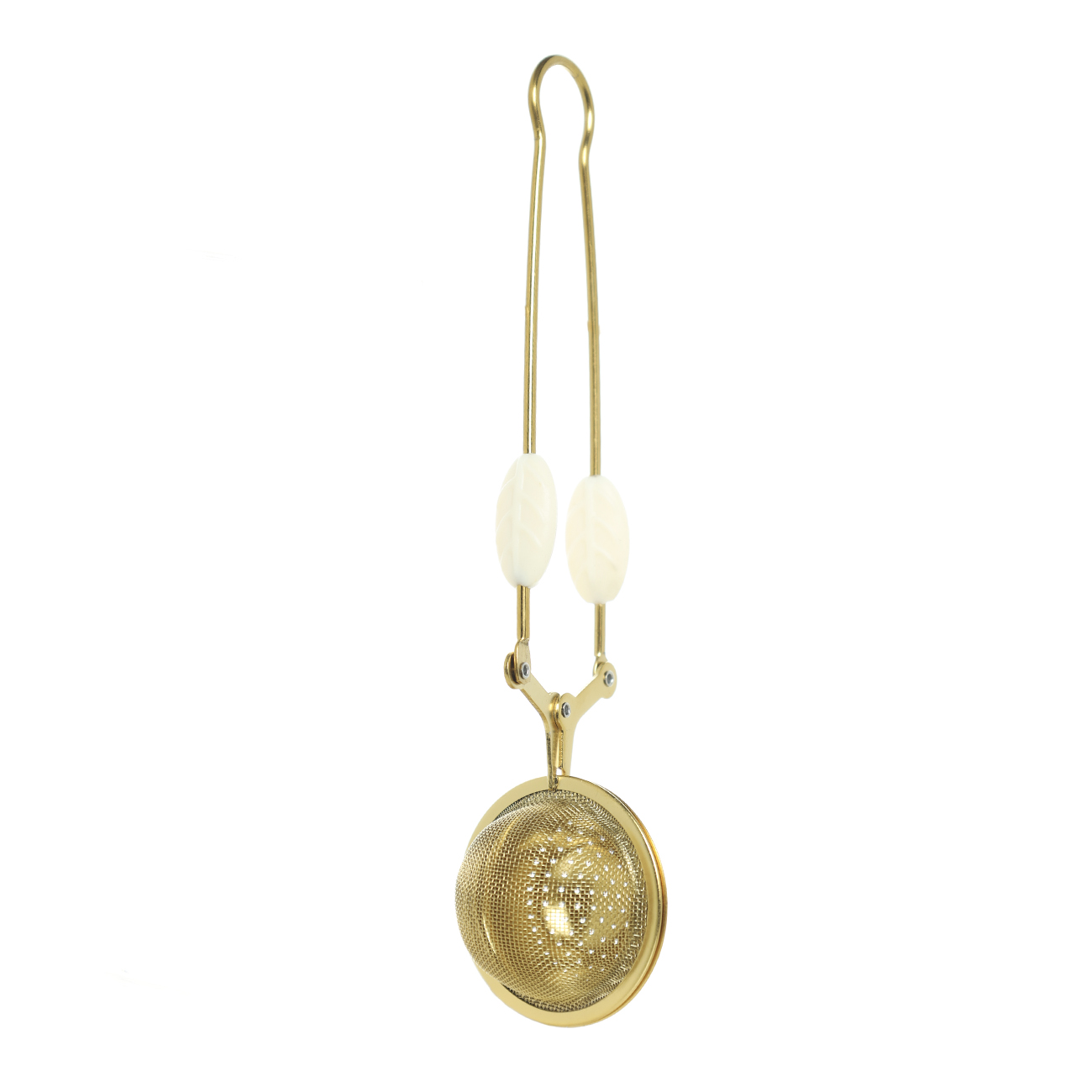 Tea Strainer, 18 cm, steel / silicone, Golden milk, Ball, Ball изображение № 2
