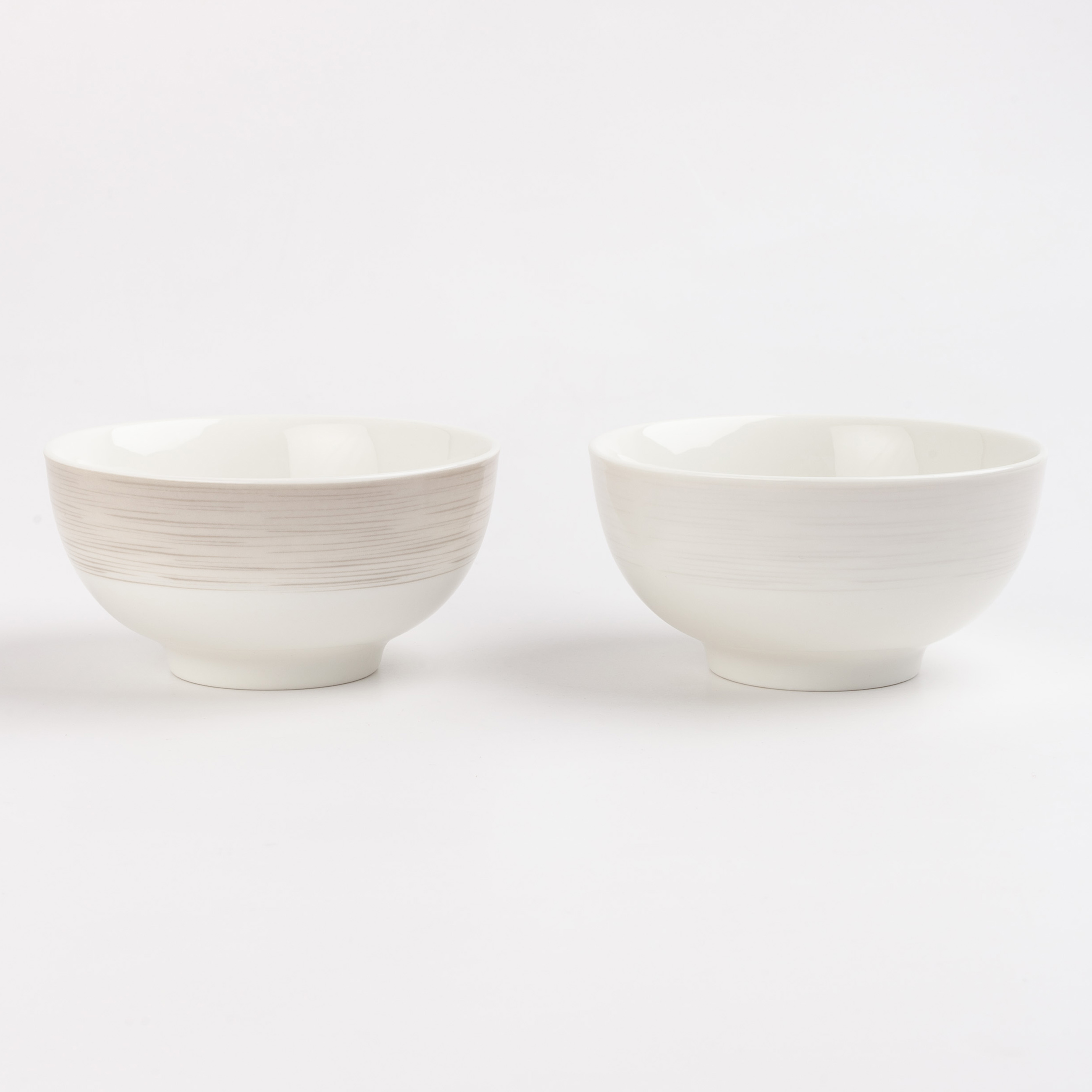 Bowl, 11x6 cm, 2 pieces, porcelain N, beige / milk, Chalk изображение № 1