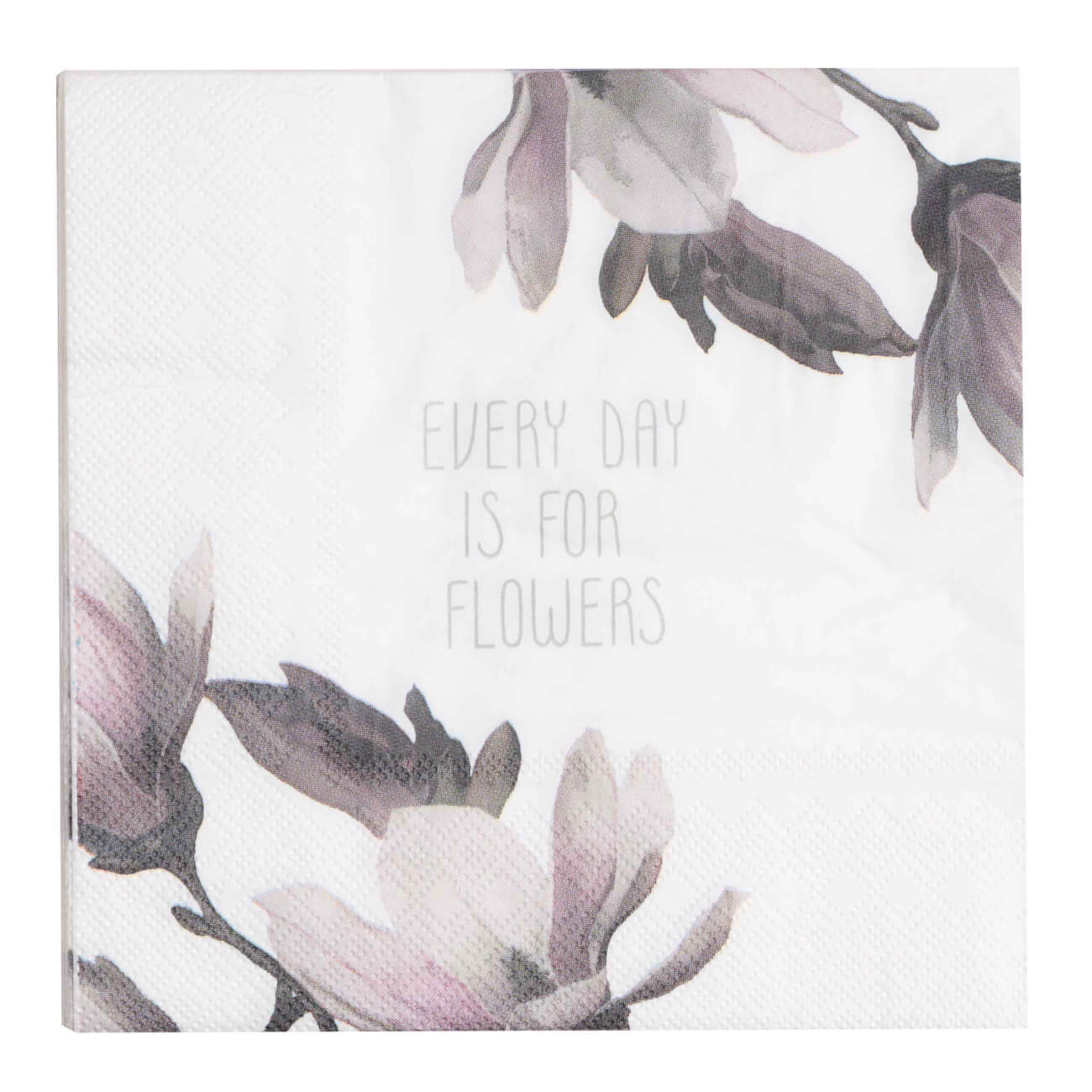 Paper napkins, 33x33 cm, 20 pcs, square, white, Magnolia, Magnolia изображение № 1