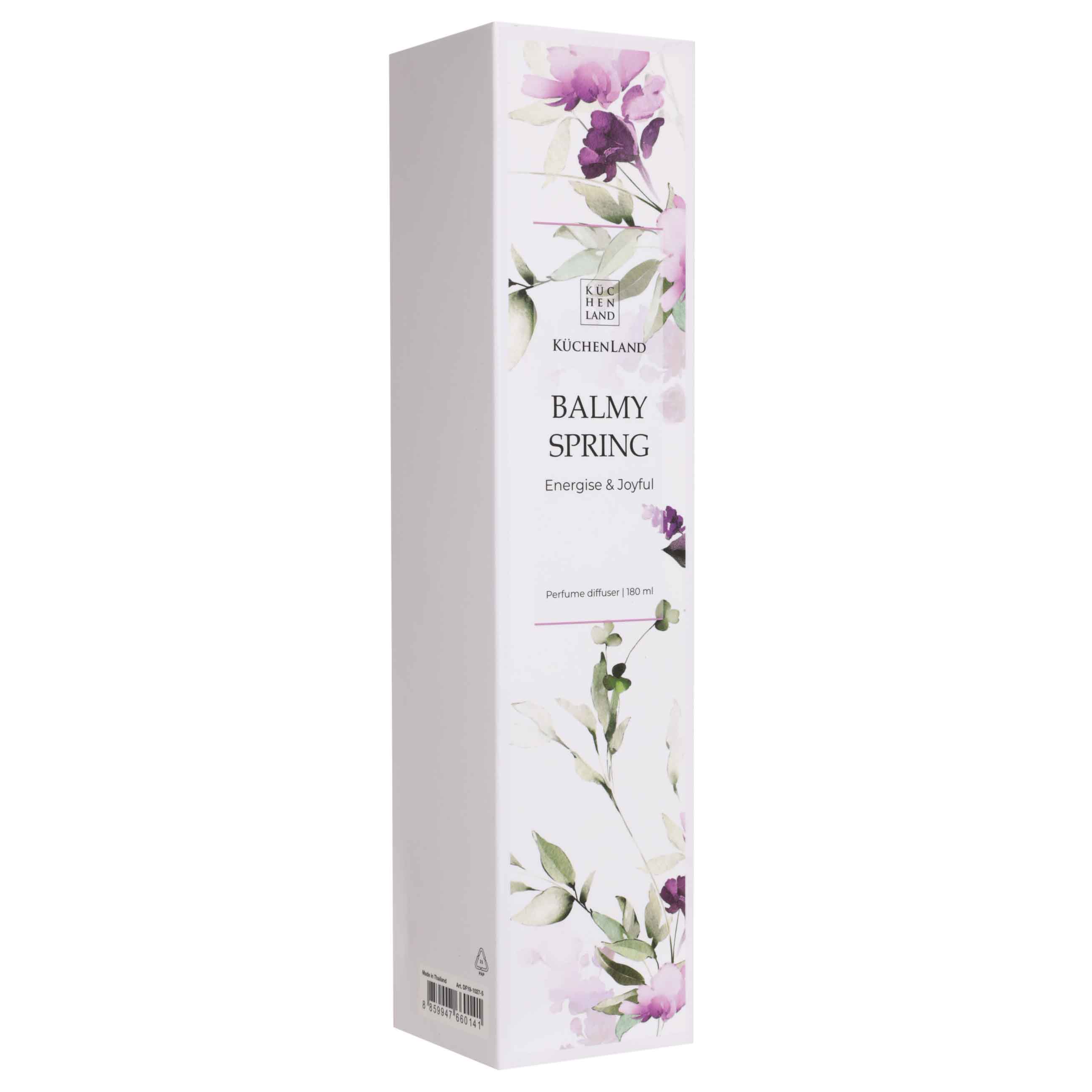 Perfume diffuser, 180 ml, with dried flowers, Energise&Joyful, Balmy spring изображение № 2