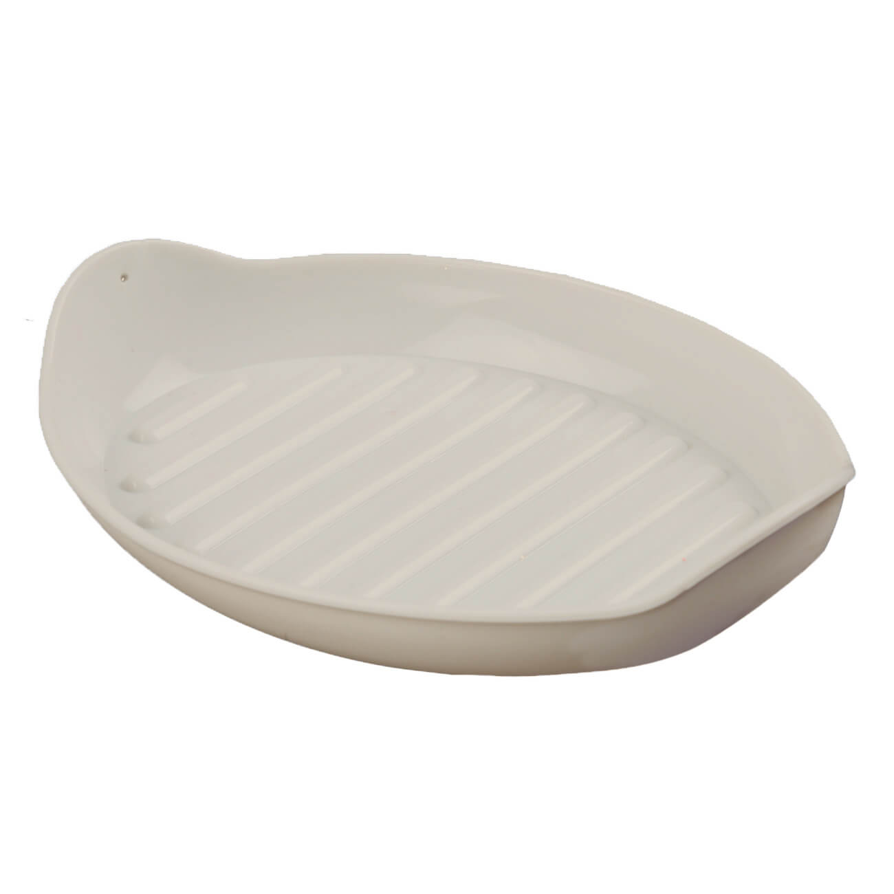 Soap dish, 13x9 cm, silicone, oval, beige, Manny изображение № 1