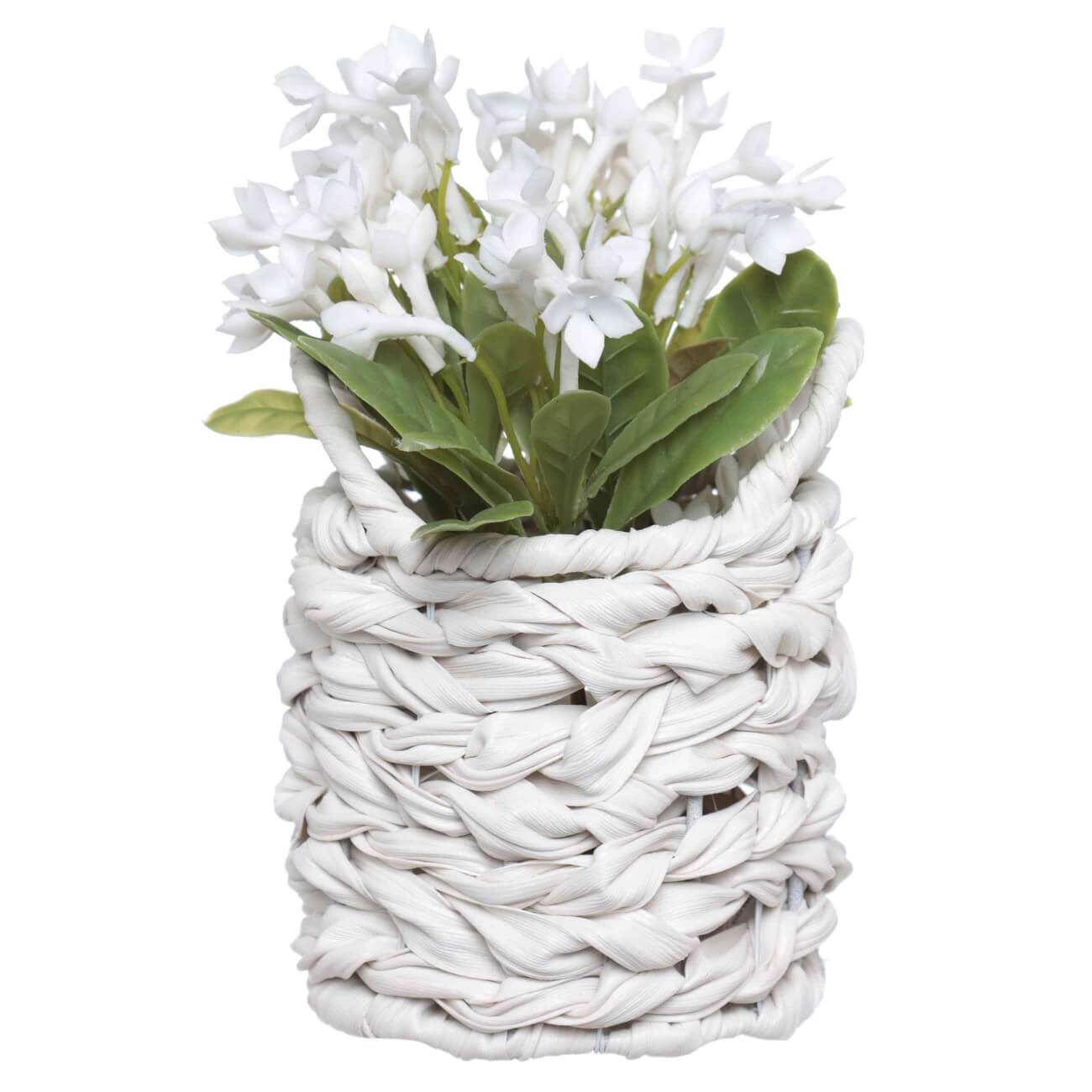 Artificial plant, 20 cm, in a basket, plastic / polyurethane, Bouvardia, Flower garden изображение № 1
