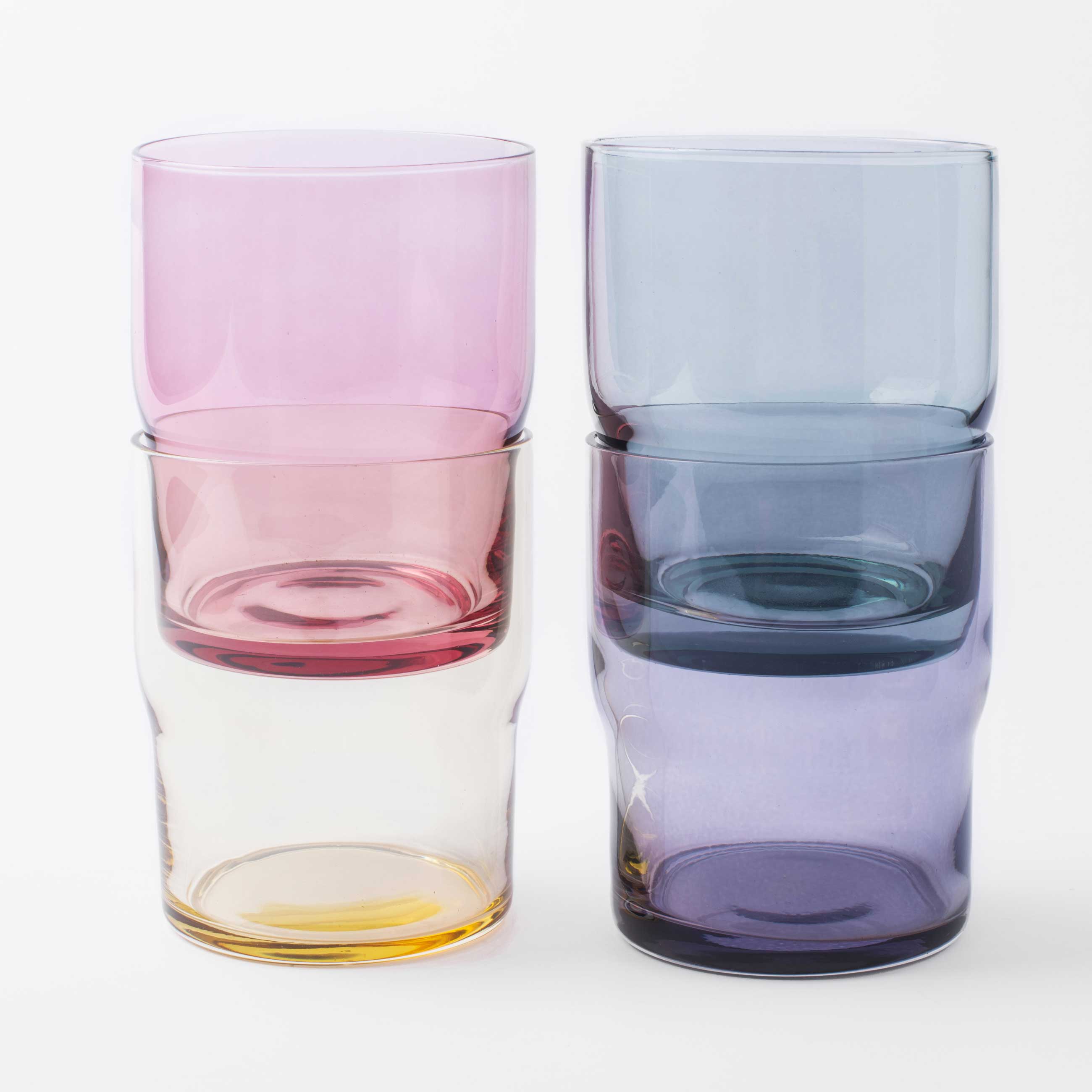Glass, 350 ml, 4 pcs, glass, color mix, Clear color изображение № 4