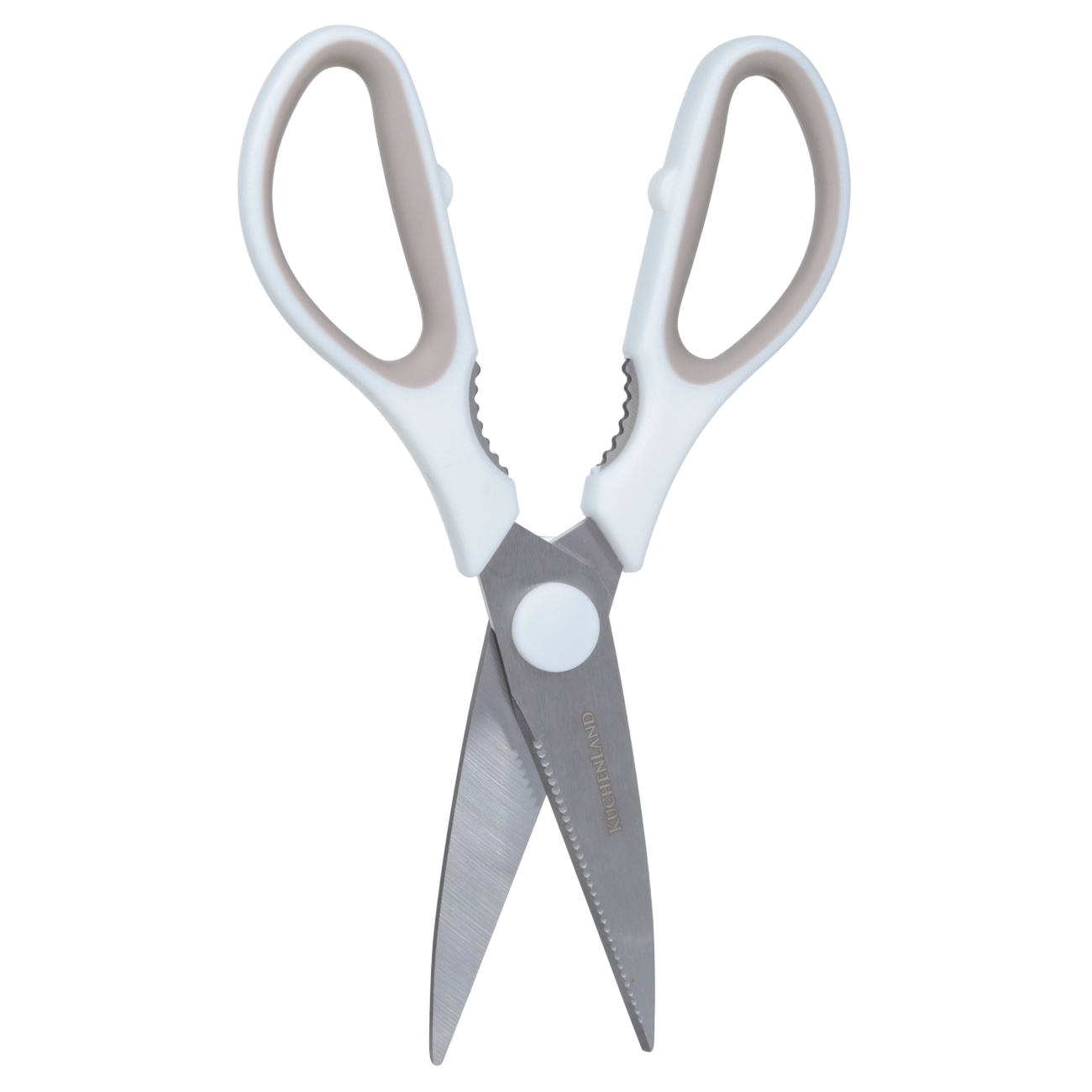 Kitchen scissors, 21 cm, steel/plastic, cream, Soft Kitchen изображение № 2