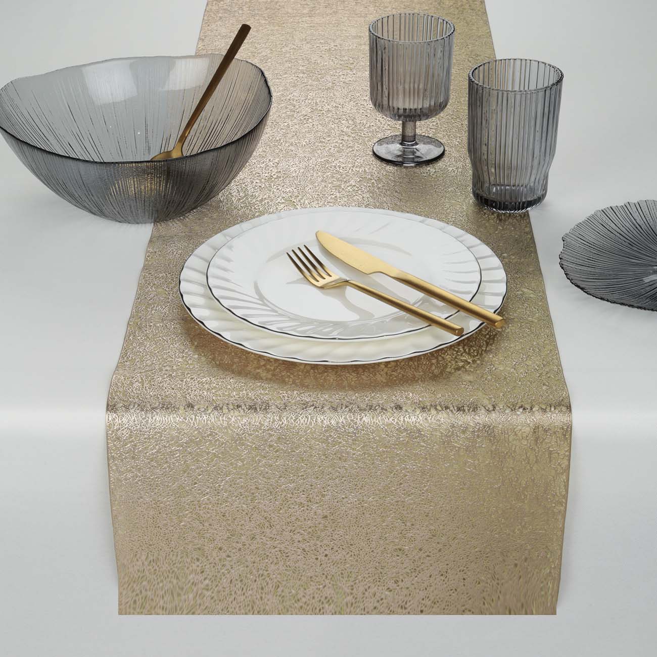 Table path, 33x150 cm, PVC, golden, Azhur изображение № 2