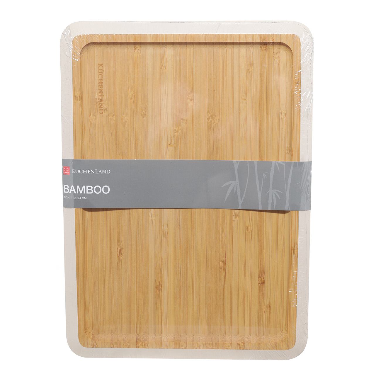 Dish, 33x24 cm, bamboo, rectangular, milk edging, Bamboo soft изображение № 2