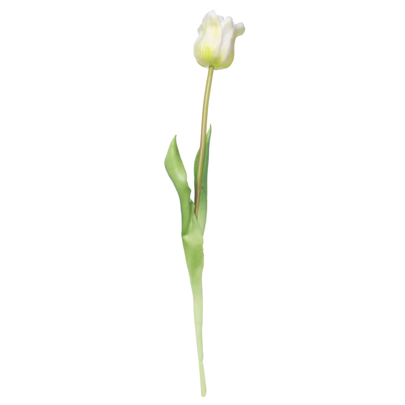 Artificial flower, 47 cm, TEP, white, Tulip, Tulip garden изображение № 1