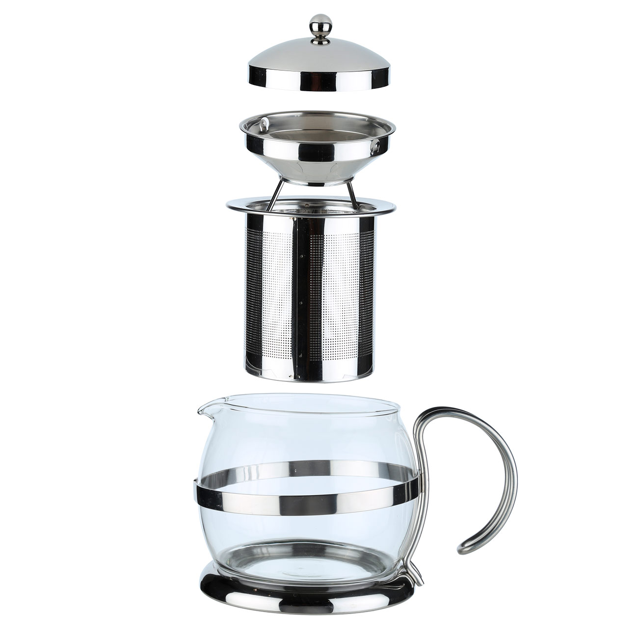 Teapot, 1.2 l, used glass, Lotus new изображение № 4