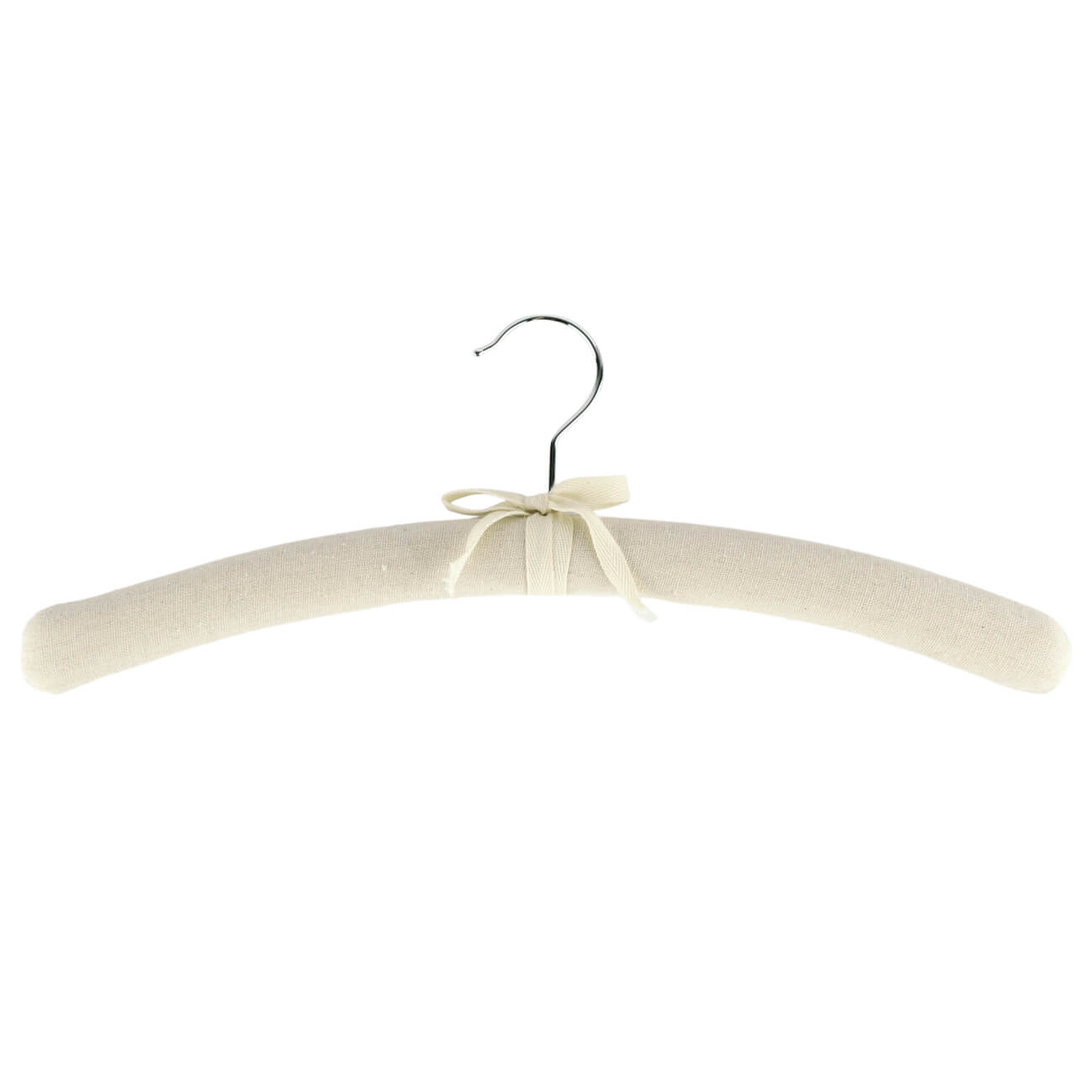 Hanger, 42 cm, 4 pieces, soft, fabric / foam rubber, beige  изображение № 1