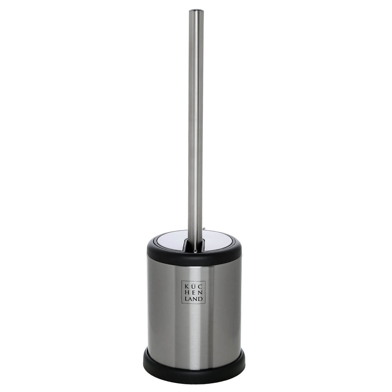 Toilet brush, 39 cm, with automatic stand, rubber / steel, Antei изображение № 1