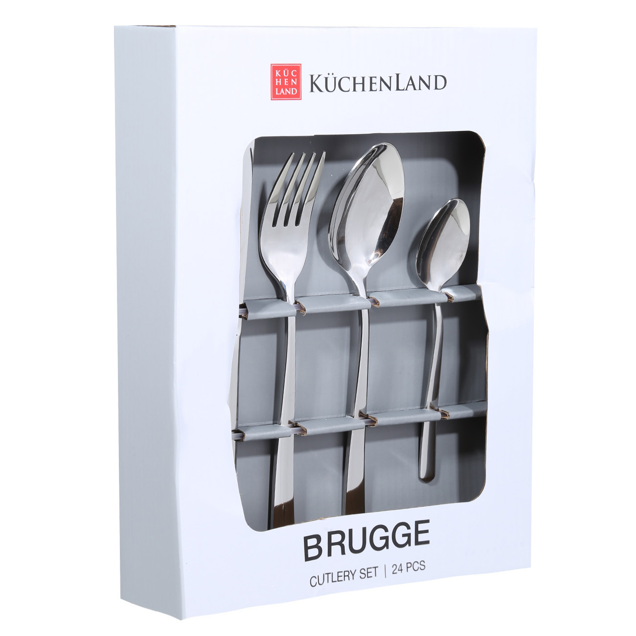 Cutlery, 6 pers, 24 pr, steel, Brugge изображение № 2