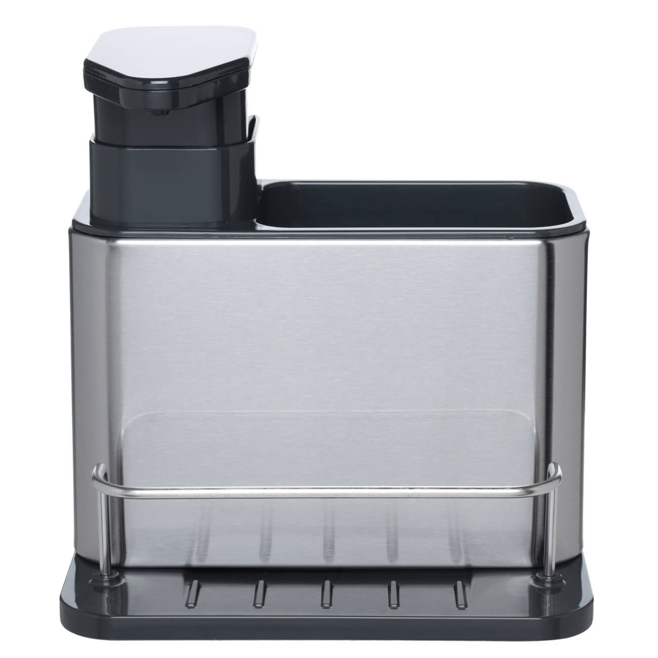 Detergent dispenser, 325 ml, organizer, with holder, Steel / Plastic, Classic изображение № 1