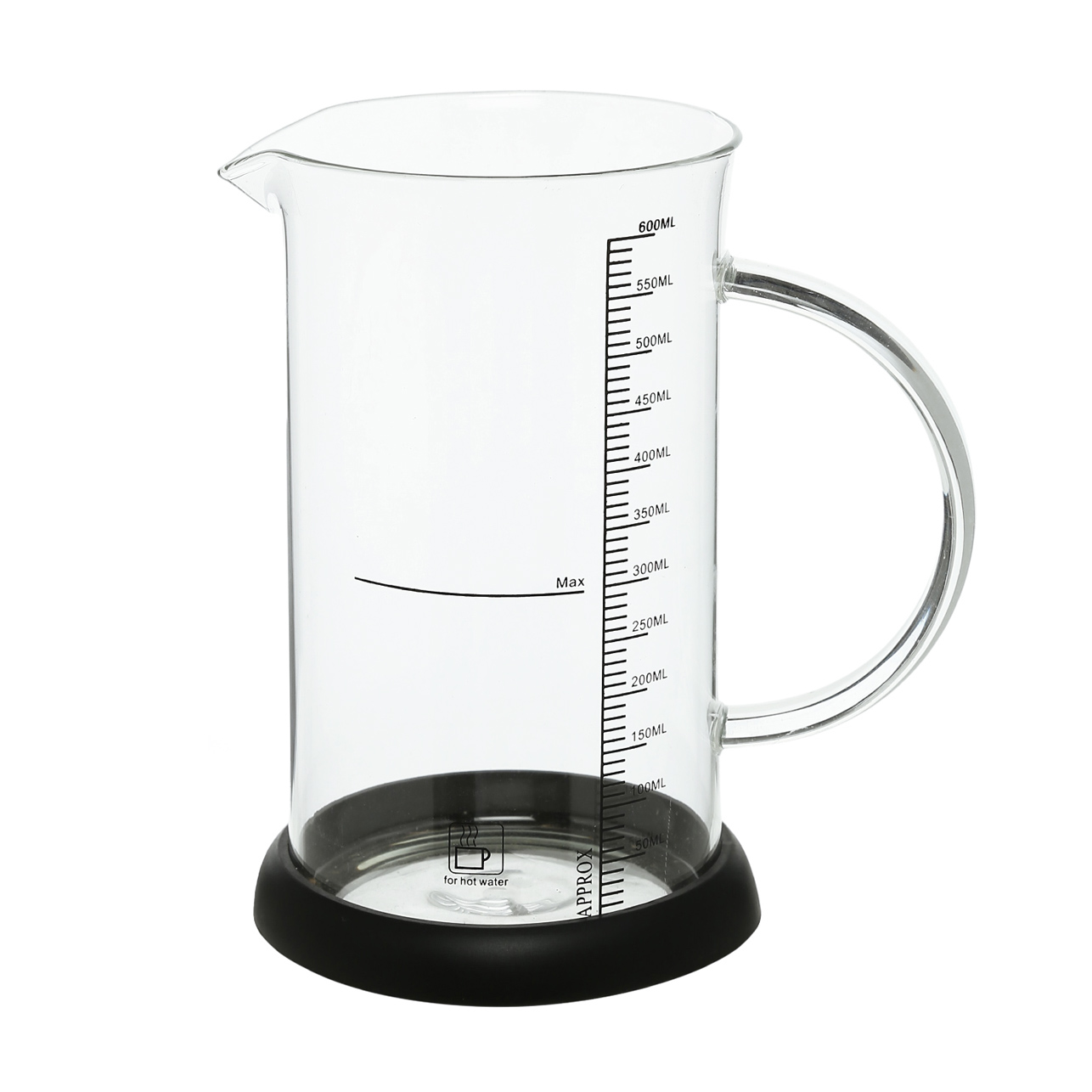 French press, 600 ml, with measuring scale, used glass / steel / plastic, Comfort изображение № 3