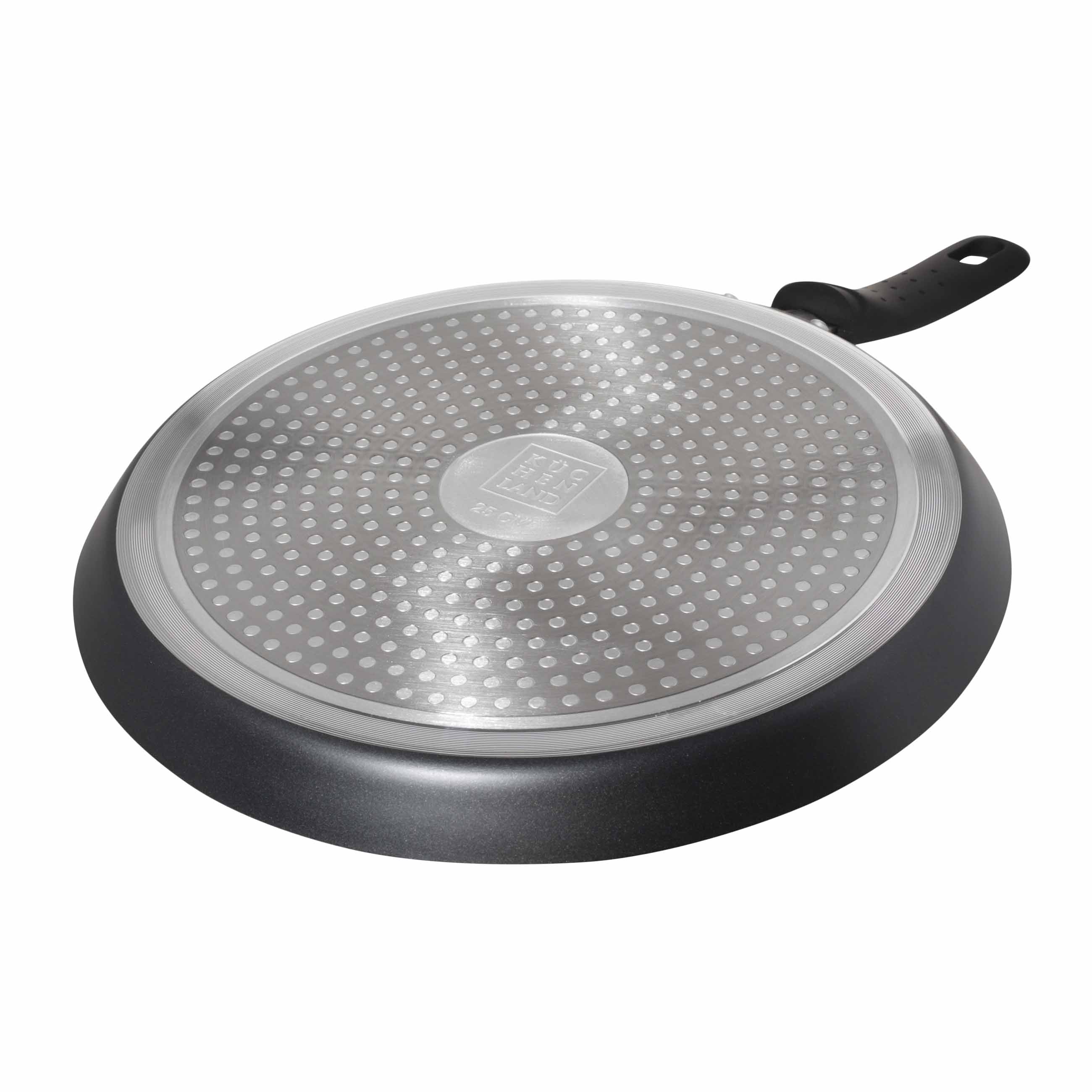 Pancake pan, 25 cm, coated, aluminum, black, Crepe изображение № 3